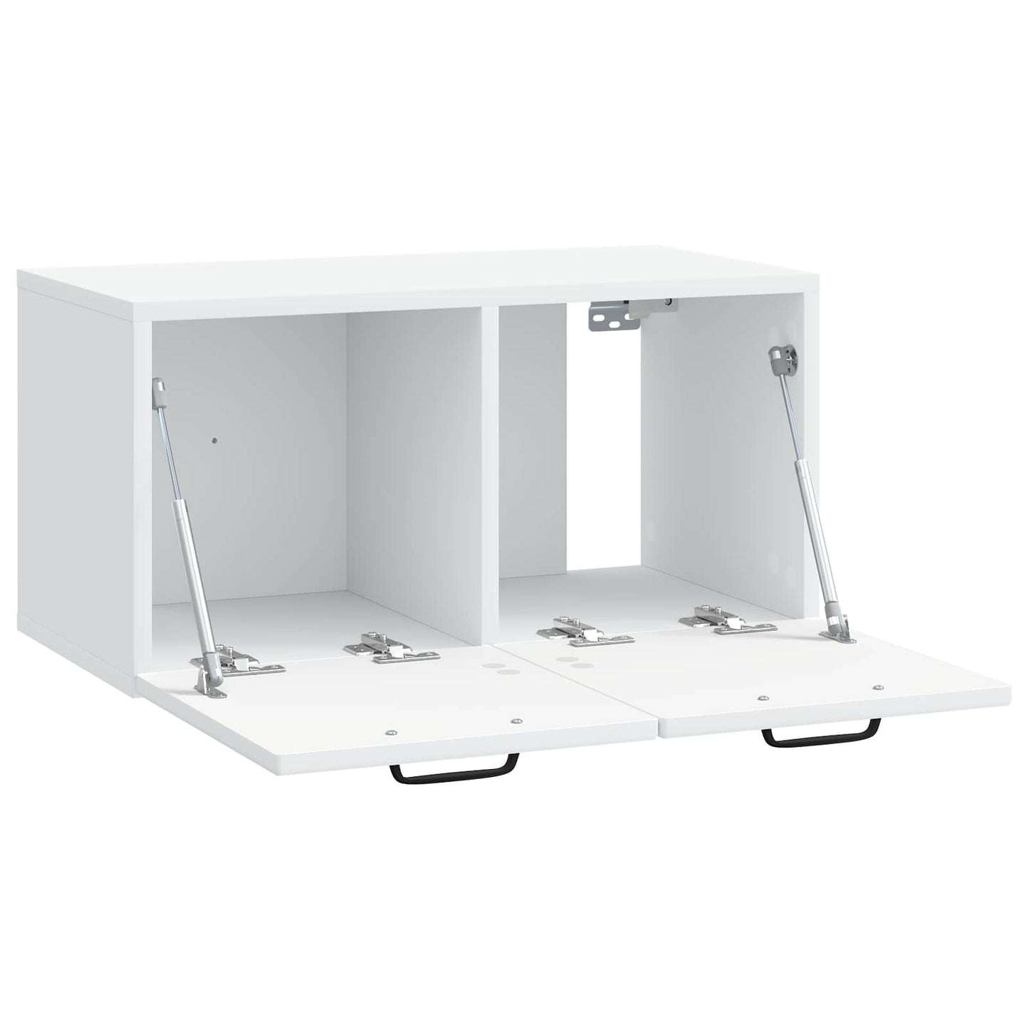 Wandbeugel TV-kast Wit 59,5 x 31 x 30 cm Bewerkt hout is nu te koop bij PeponiXL, paradijselijk wonen!