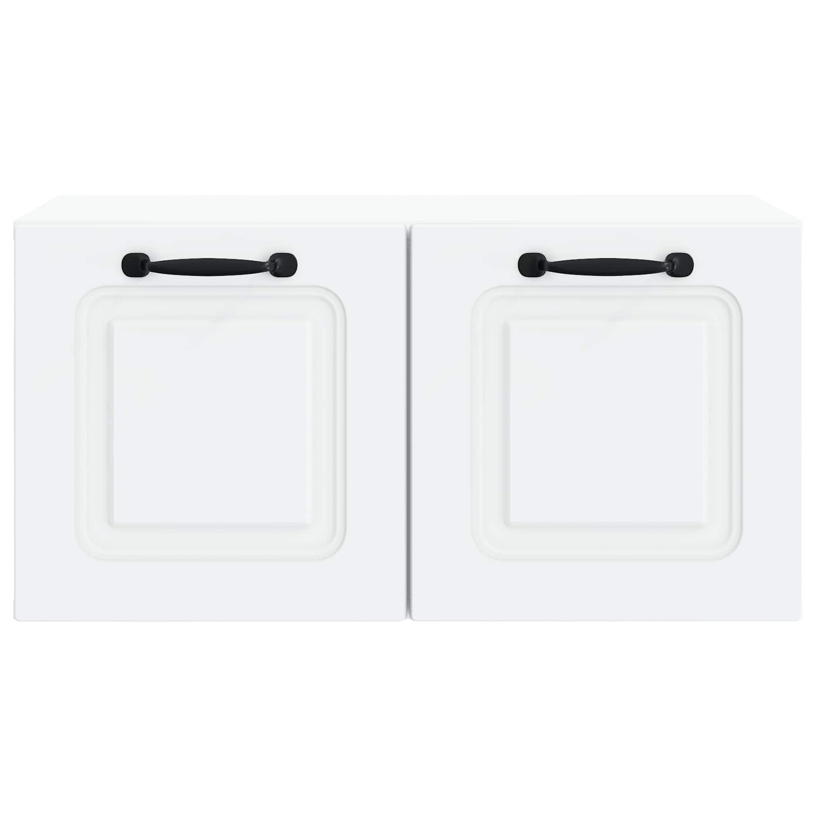 Wandbeugel TV-kast Wit 59,5 x 31 x 30 cm Bewerkt hout is nu te koop bij PeponiXL, paradijselijk wonen!