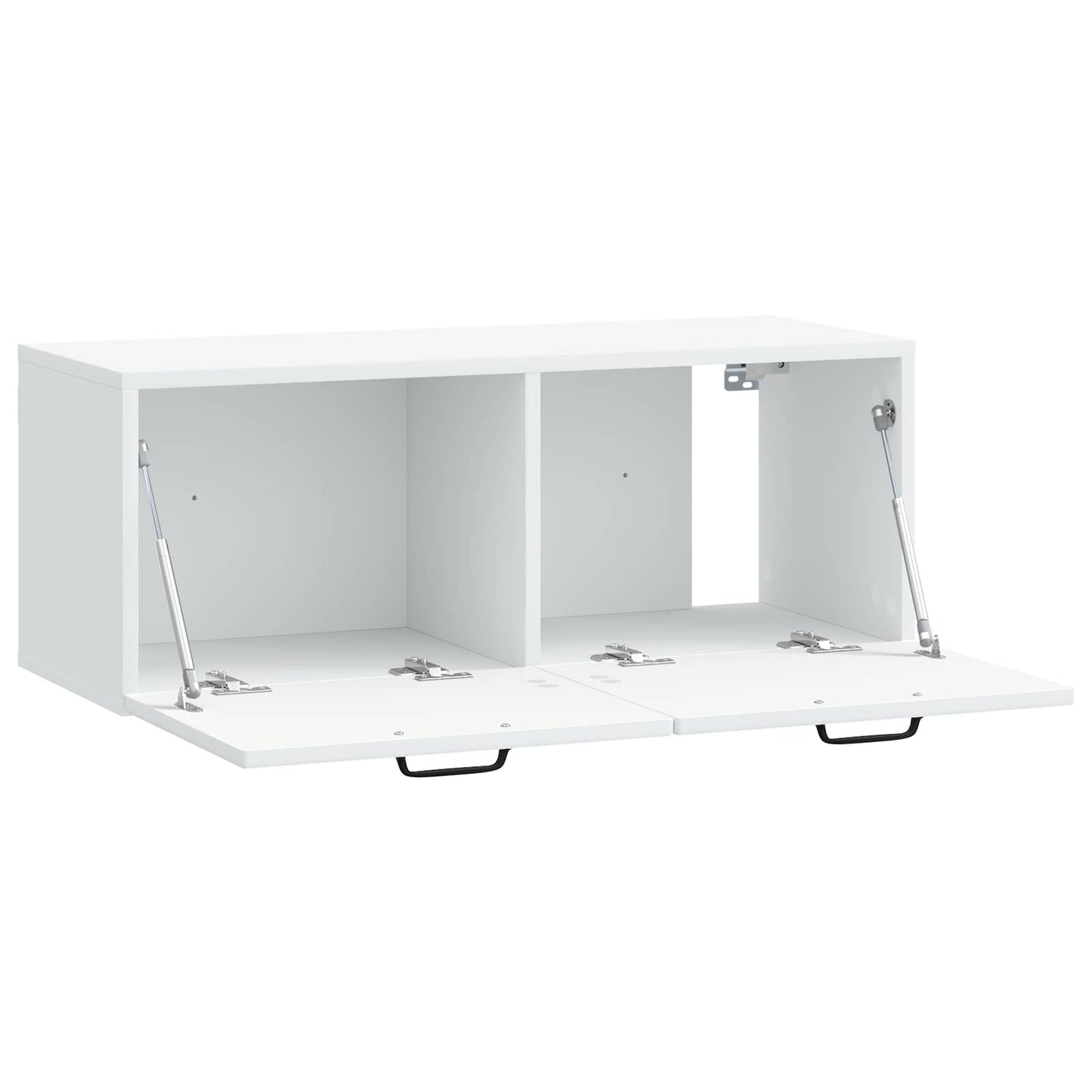 Wandbeugel TV-kast Wit 78,5 x 31 x 30 cm Bewerkt hout is nu te koop bij PeponiXL, paradijselijk wonen!