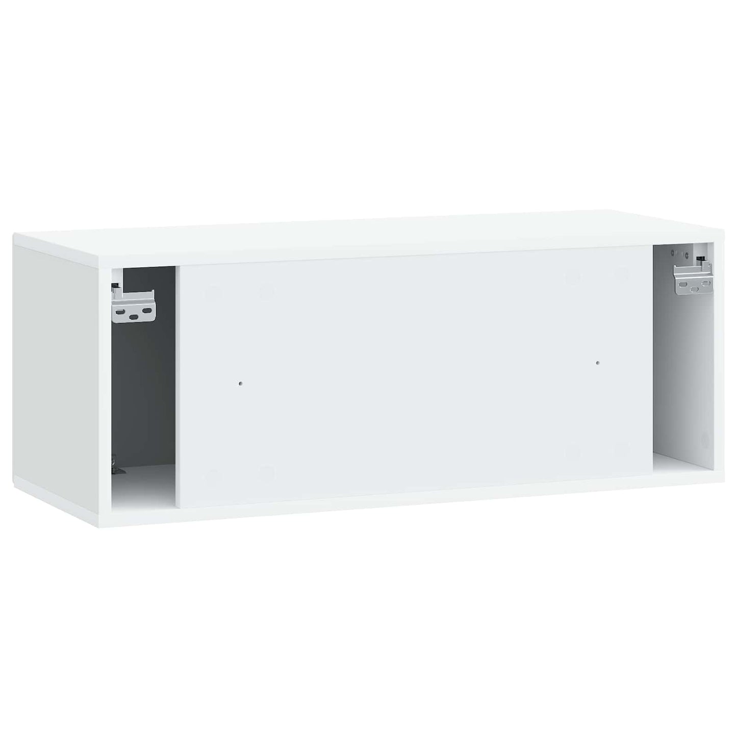 Wandbeugel TV-kast Wit 78,5 x 31 x 30 cm Bewerkt hout is nu te koop bij PeponiXL, paradijselijk wonen!