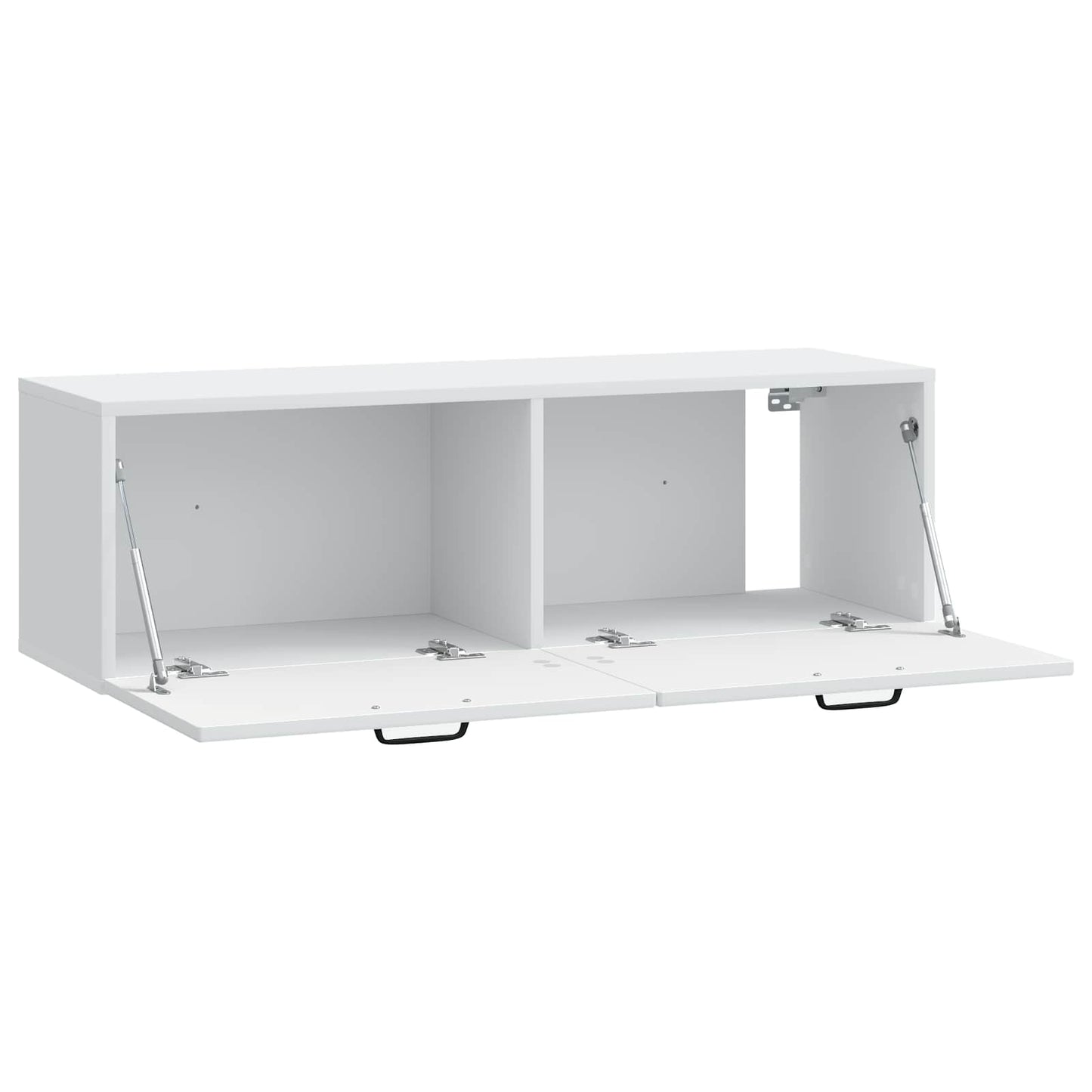 Wandbeugel TV-kast Wit 98 x 31 x 30 cm Bewerkt hout is nu te koop bij PeponiXL, paradijselijk wonen!