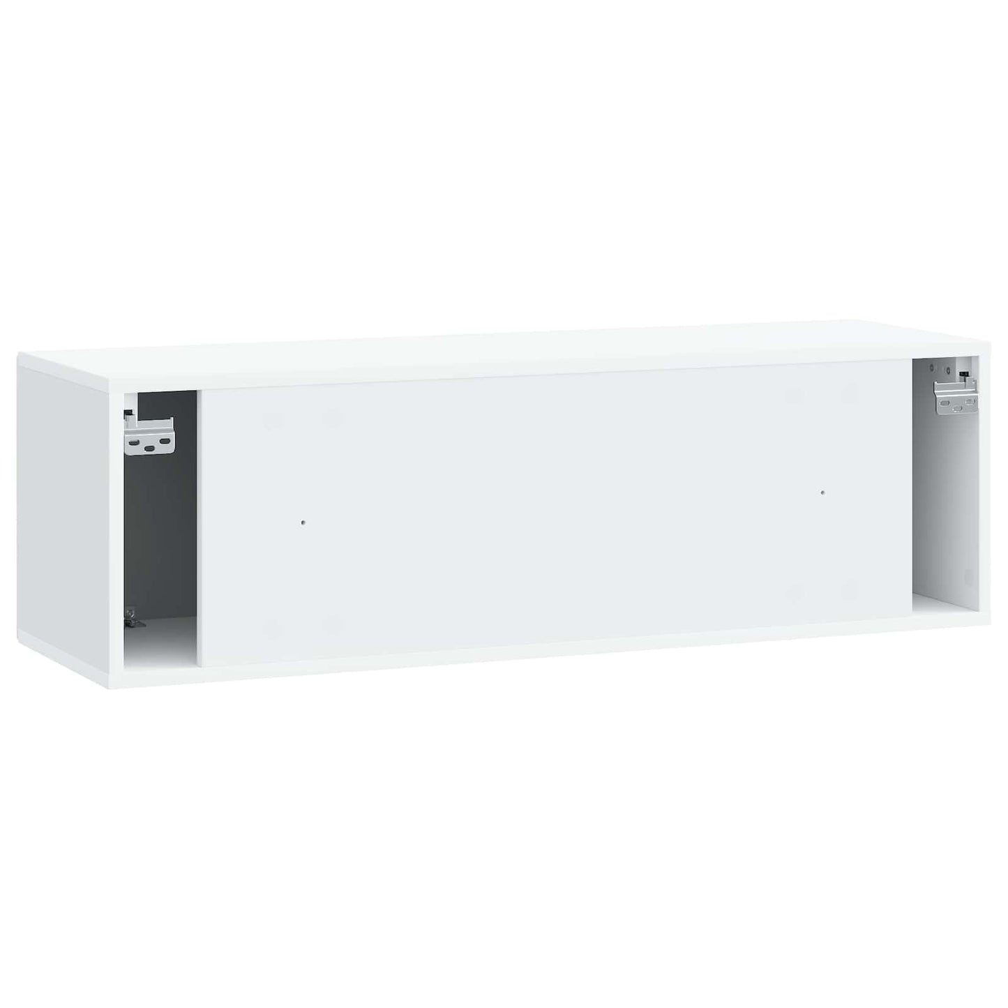 Wandbeugel TV-kast Wit 98 x 31 x 30 cm Bewerkt hout is nu te koop bij PeponiXL, paradijselijk wonen!