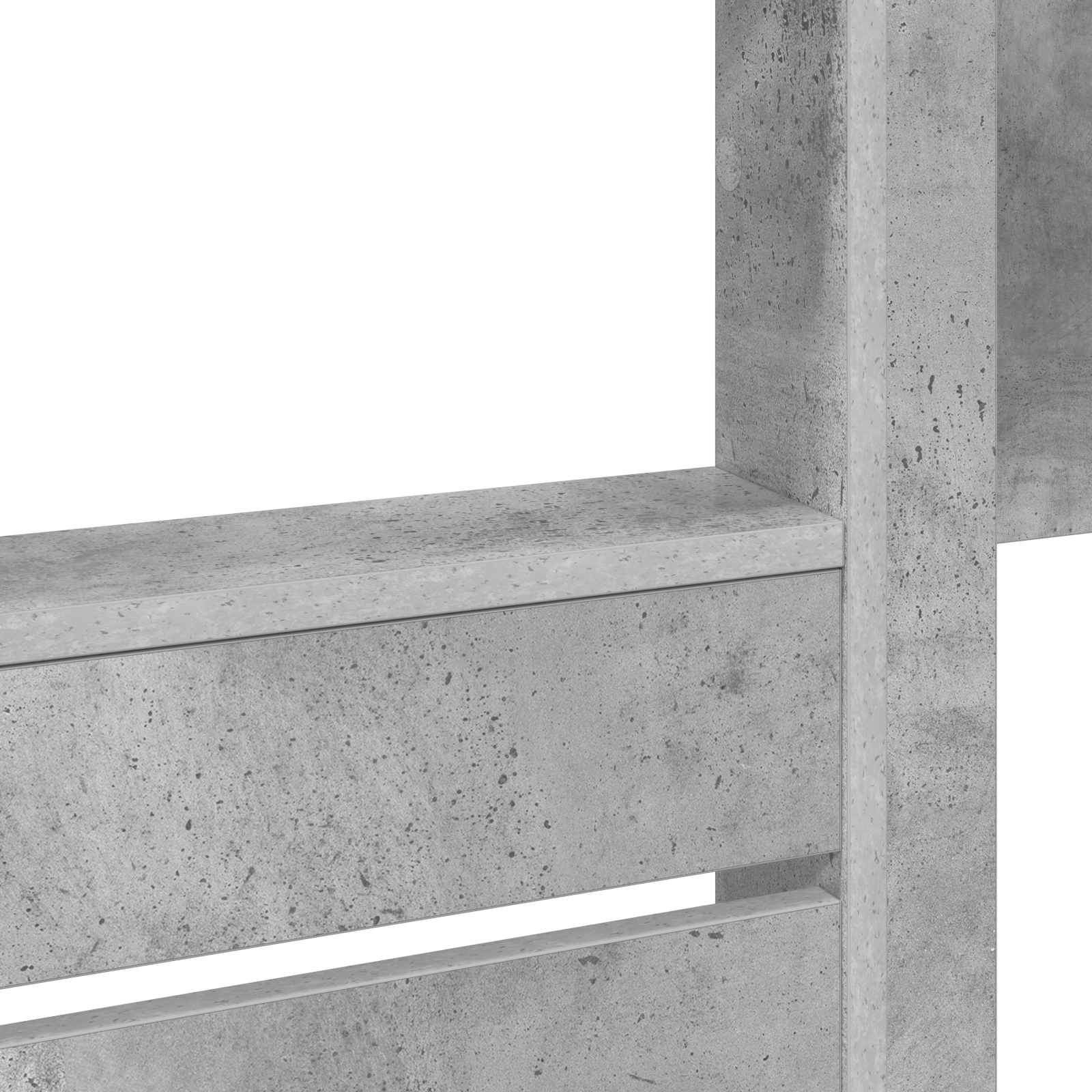 Bunk Bed voor Kinderen Beton Grijs 100 x 200 cm Bewerkt hout is nu te koop bij PeponiXL, paradijselijk wonen!