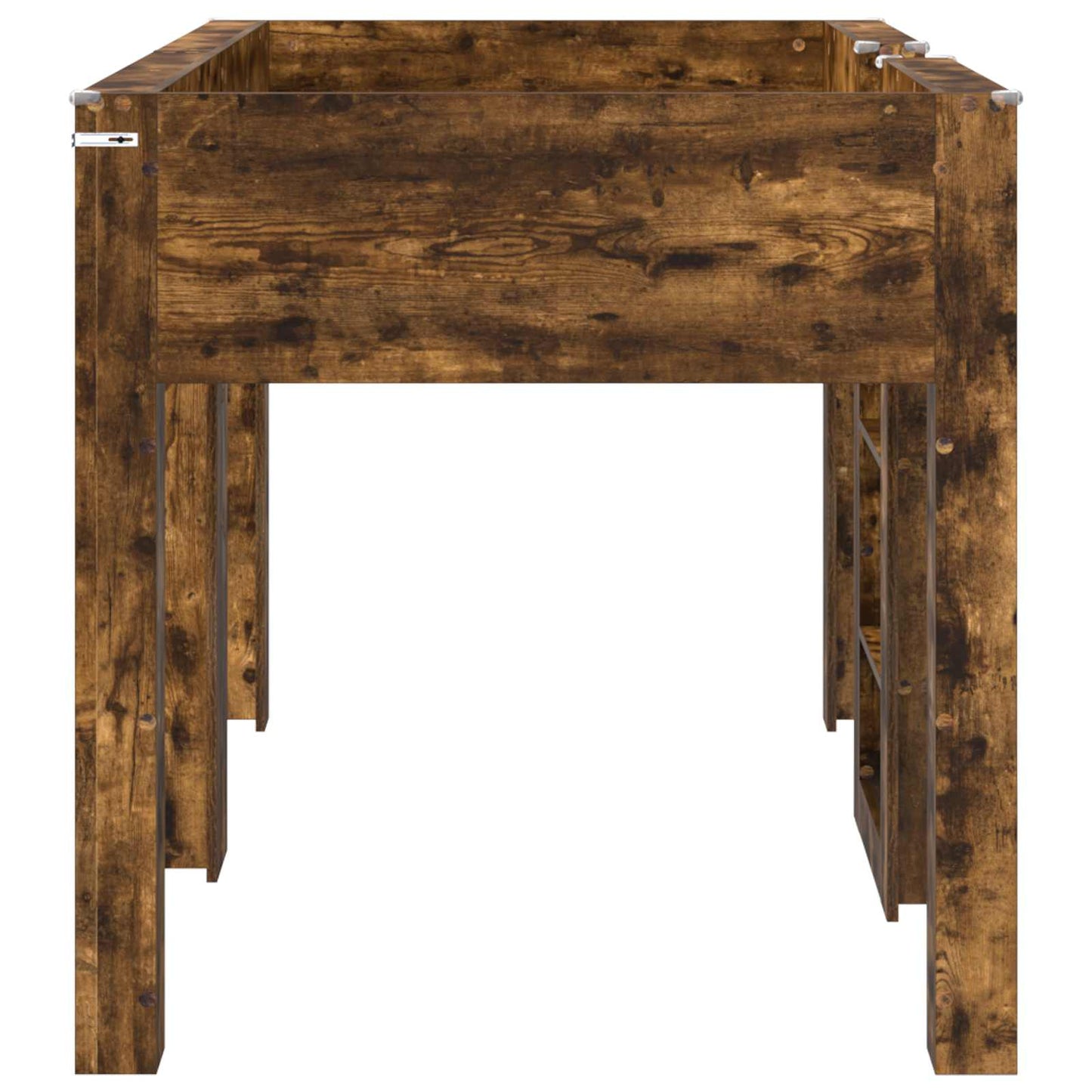 Bunk Bed voor Kinderen Gerookt eiken 100 x 200 cm Bewerkt hout is nu te koop bij PeponiXL, paradijselijk wonen!