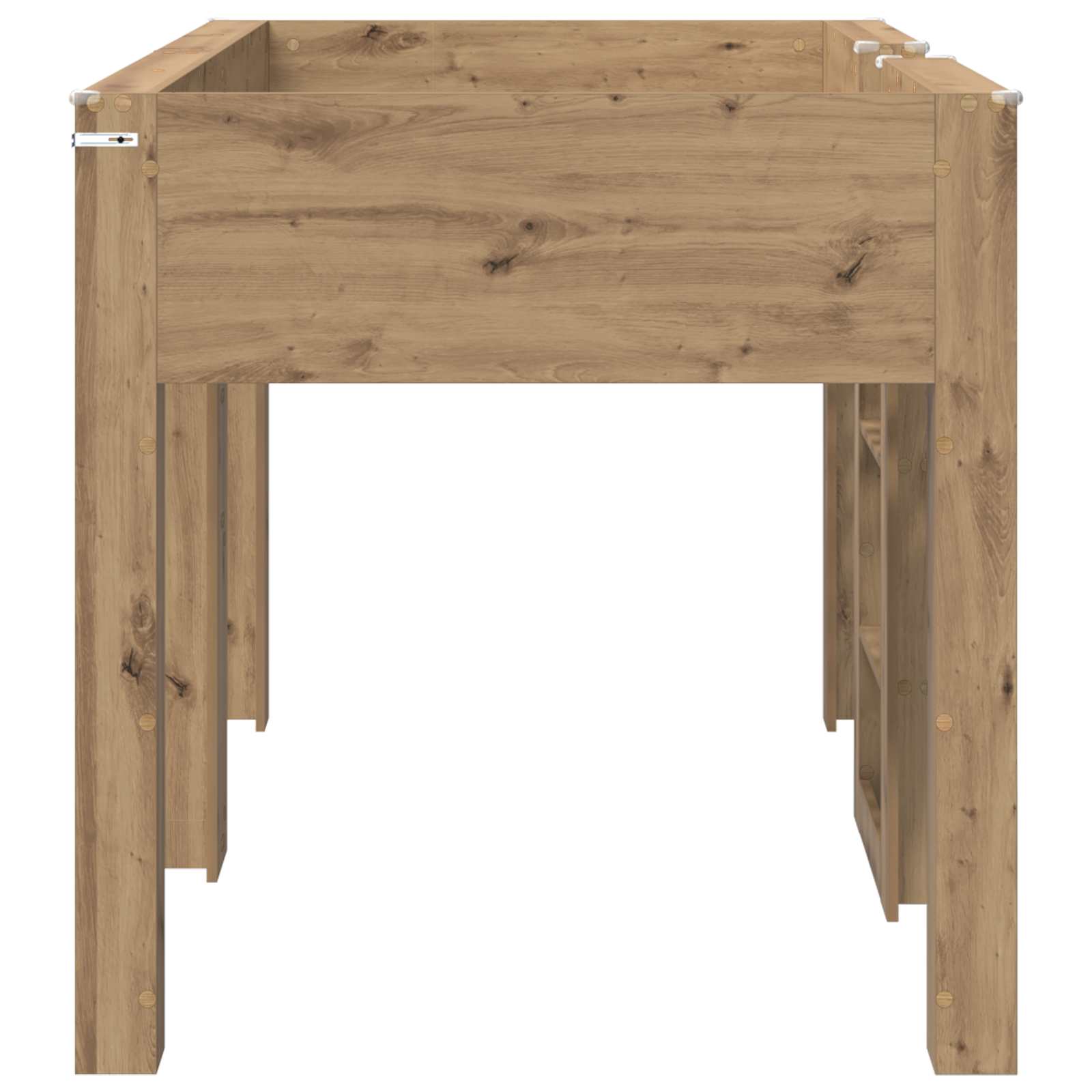 Bunk Bed voor Kinderen Artisan Eiken 100 x 200 cm Bewerkt hout is nu te koop bij PeponiXL, paradijselijk wonen!