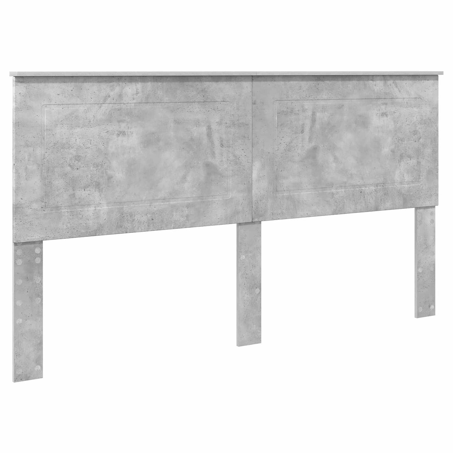 Opslag bed met hoofdeinde Beton Grijs 200 x 200 cm Bewerkt hout is nu te koop bij PeponiXL, paradijselijk wonen!