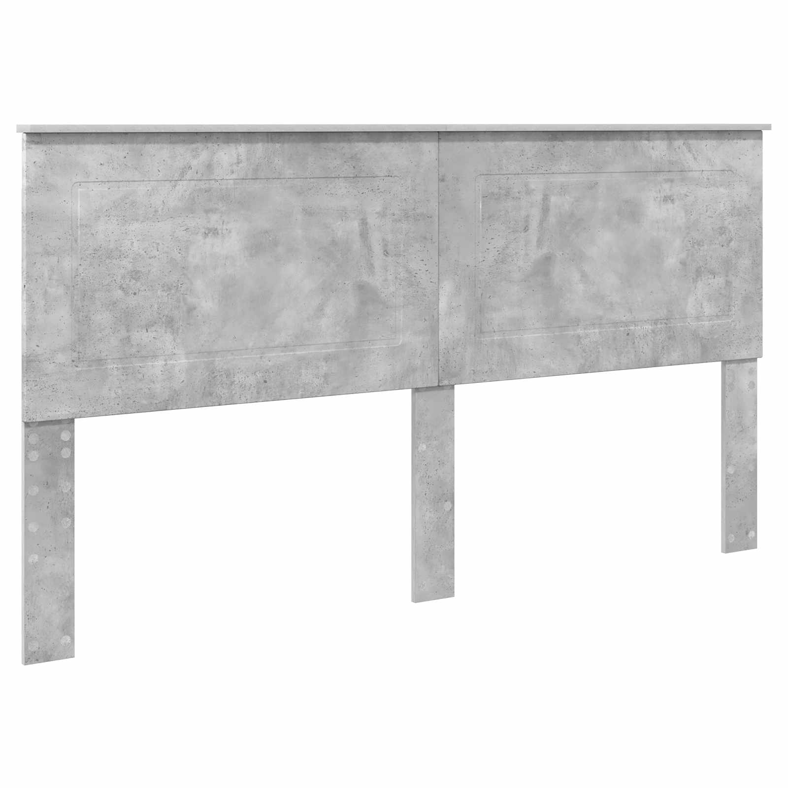 Opslag bed met hoofdeinde Beton Grijs 200 x 200 cm Bewerkt hout is nu te koop bij PeponiXL, paradijselijk wonen!