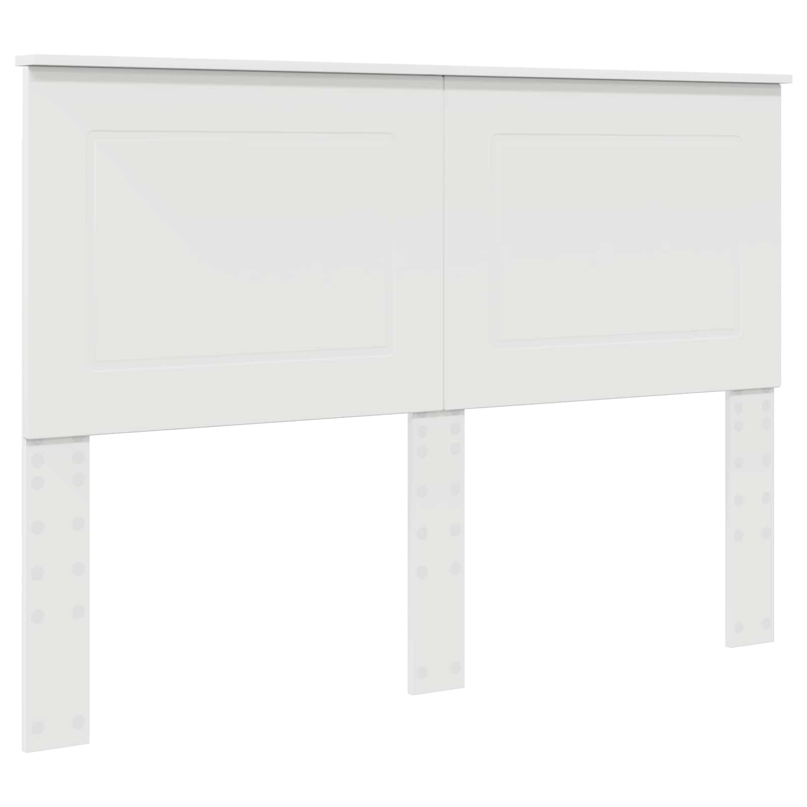 Bedframe met hoofdeinde met lade Wit 140 x 190 cm Bewerkt hout is nu te koop bij PeponiXL, paradijselijk wonen!