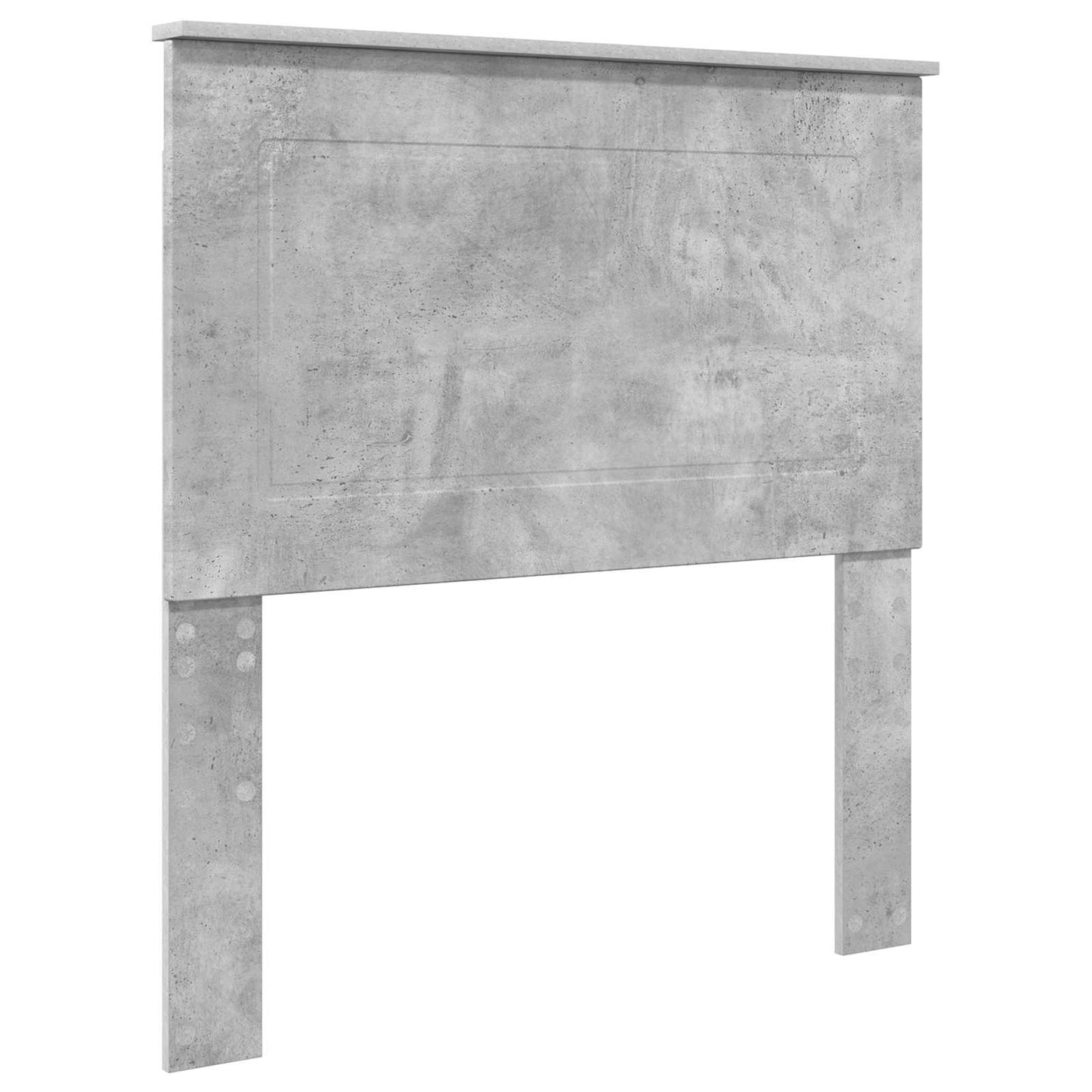 Bedframe Beton Grijs en Zilver 75 x 190 cm Bewerkt hout is nu te koop bij PeponiXL, paradijselijk wonen!