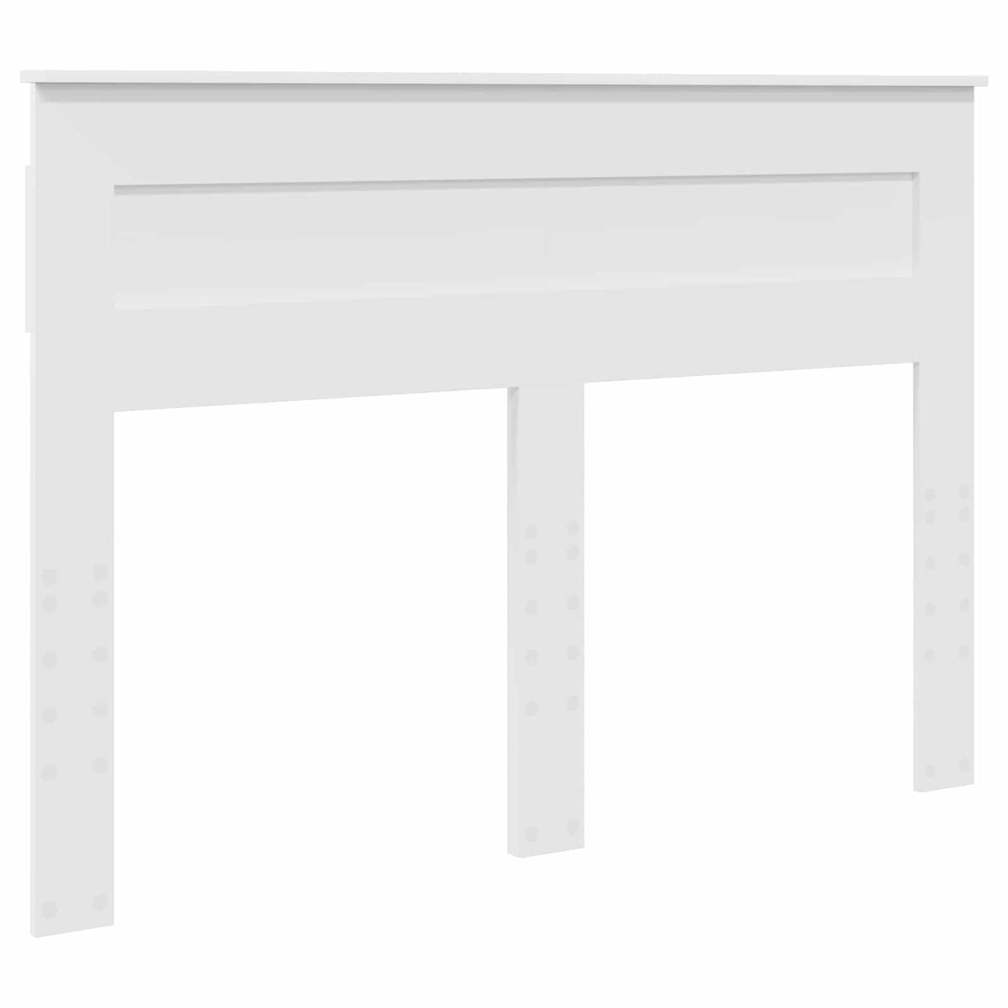 Bedframe met hoofdeinde Wit 160 x 200 cm Massief grenenhout is nu te koop bij PeponiXL, paradijselijk wonen!