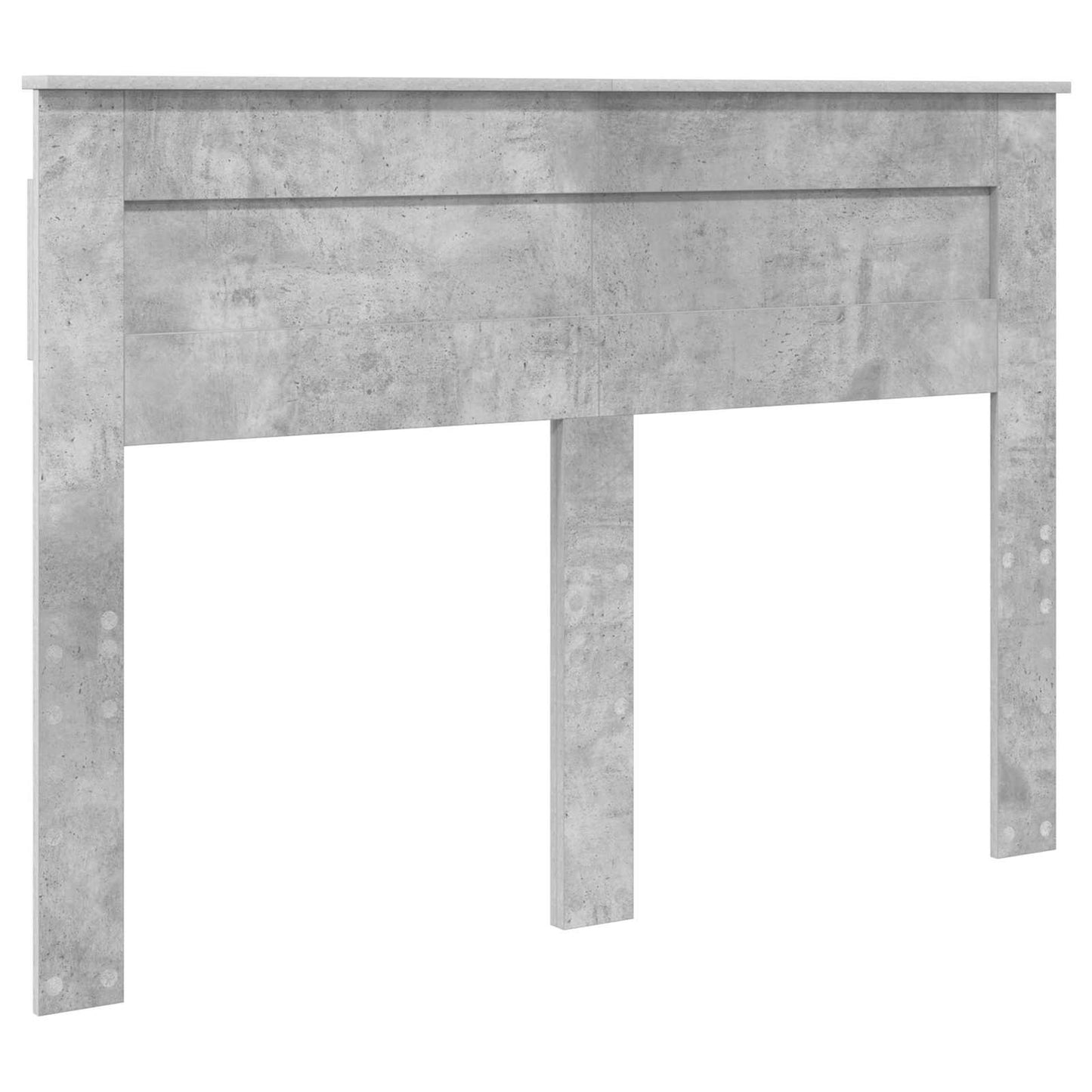 Bedframe met hoofdeinde Beton 160 x 200 cm Massief grenenhout is nu te koop bij PeponiXL, paradijselijk wonen!
