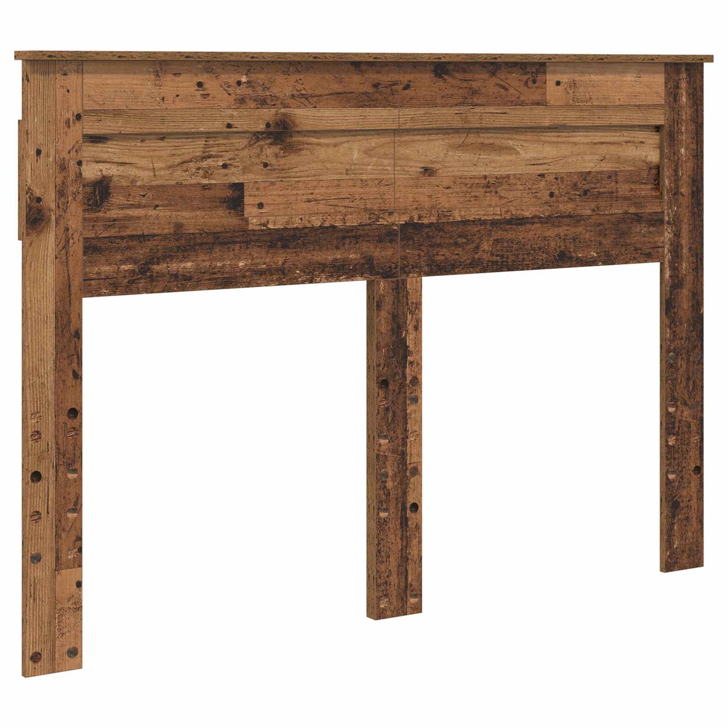 Bedframe met hoofdeinde Oudhout 140 x 190 cm Massief grenenhout is nu te koop bij PeponiXL, paradijselijk wonen!