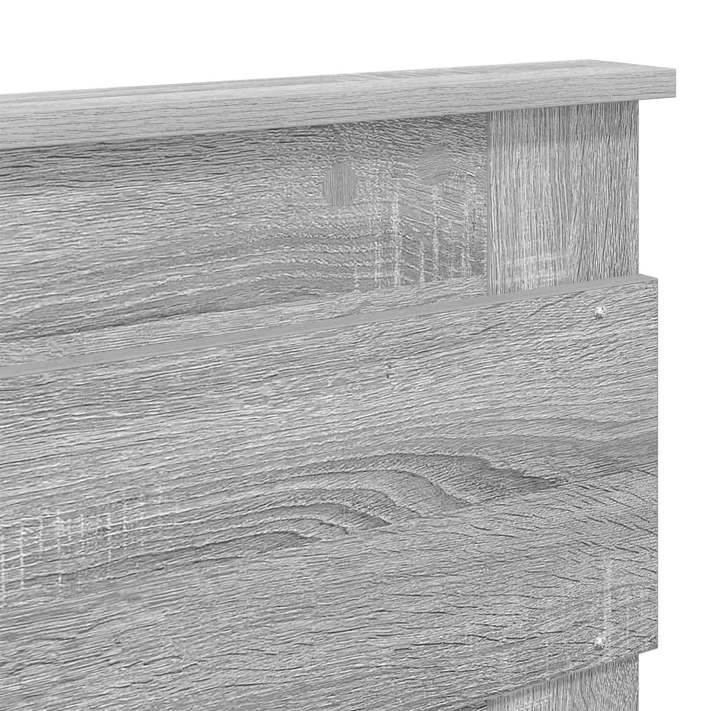 Bedframe Grijs Sonoma 120 x 190 cm Massief grenenhout is nu te koop bij PeponiXL, paradijselijk wonen!