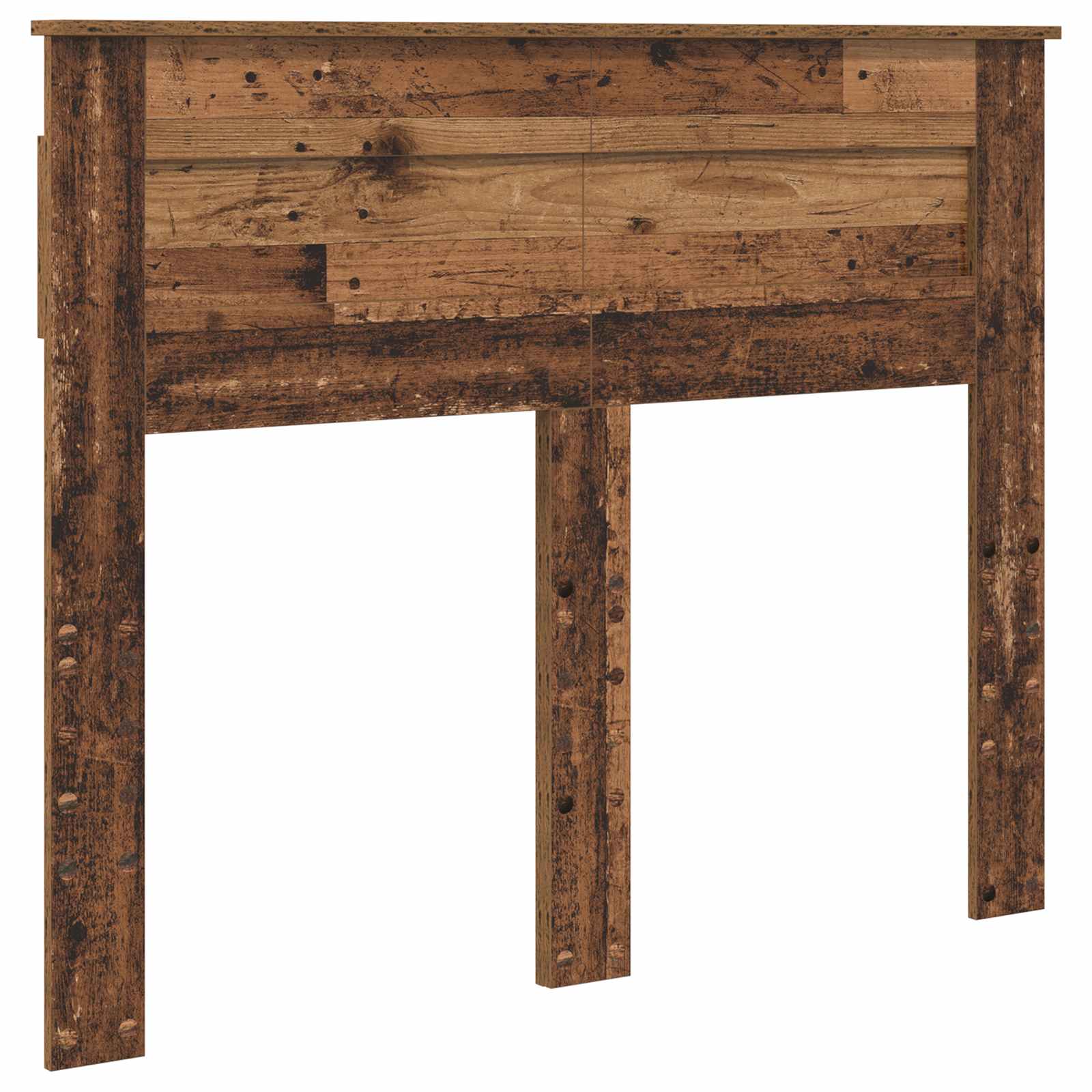 Bedframe met hoofdeinde Oudhout 120 x 190 cm Massief grenenhout is nu te koop bij PeponiXL, paradijselijk wonen!