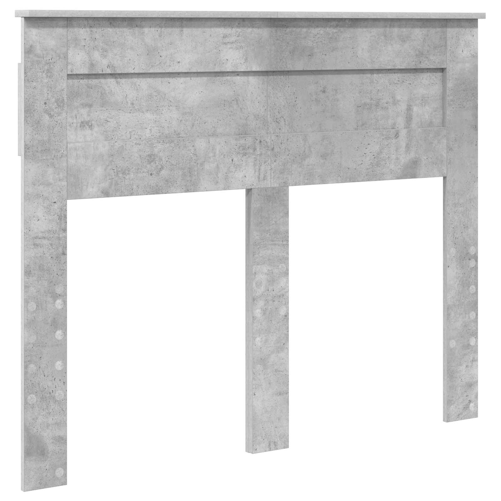 Bedframe met hoofdeinde Beton 120 x 200 cm Massief grenenhout is nu te koop bij PeponiXL, paradijselijk wonen!