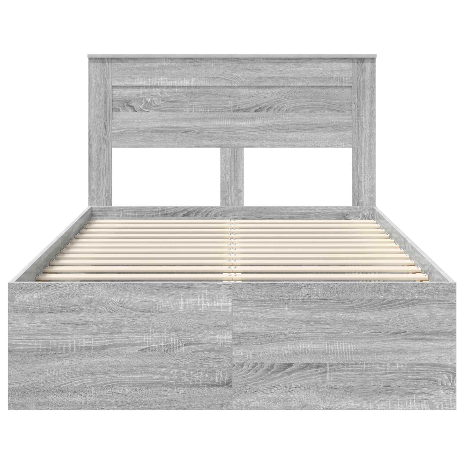 Bedframe Grijs Sonoma 120 x 200 cm Massief grenenhout is nu te koop bij PeponiXL, paradijselijk wonen!
