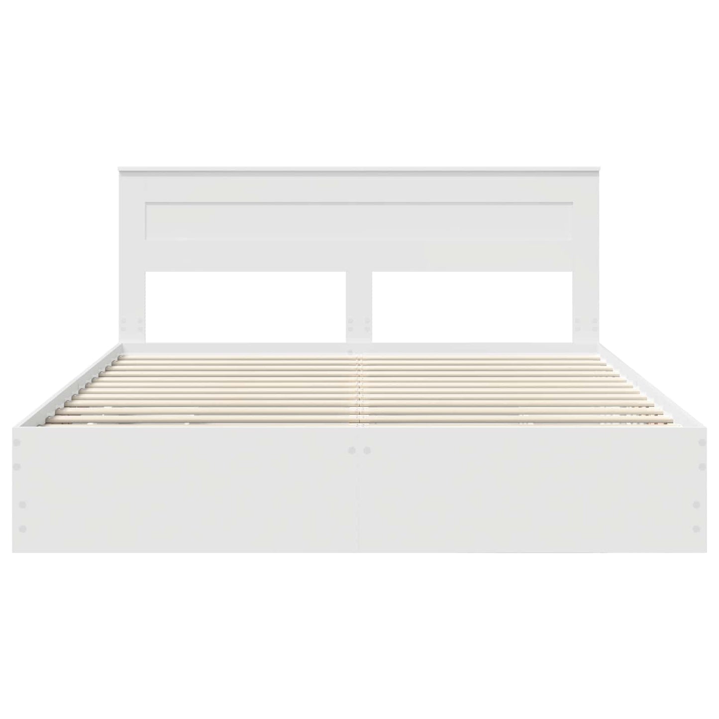 Bedframe met lade met opslag Wit 180 x 200 cm Ingenieurshout is nu te koop bij PeponiXL, paradijselijk wonen!