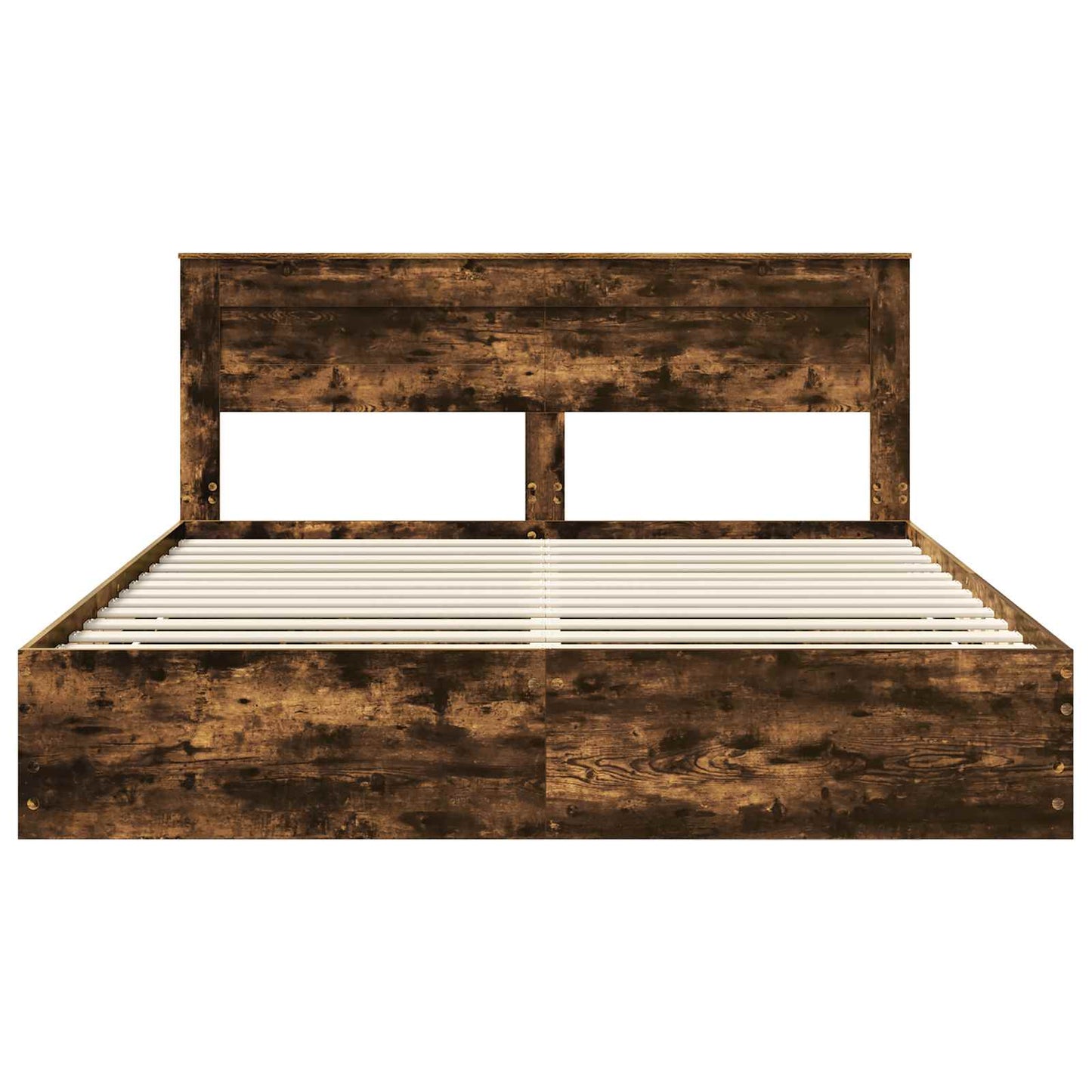 Bedframe met lade Gerookt eiken 180 x 200 cm Ingenieurshout is nu te koop bij PeponiXL, paradijselijk wonen!