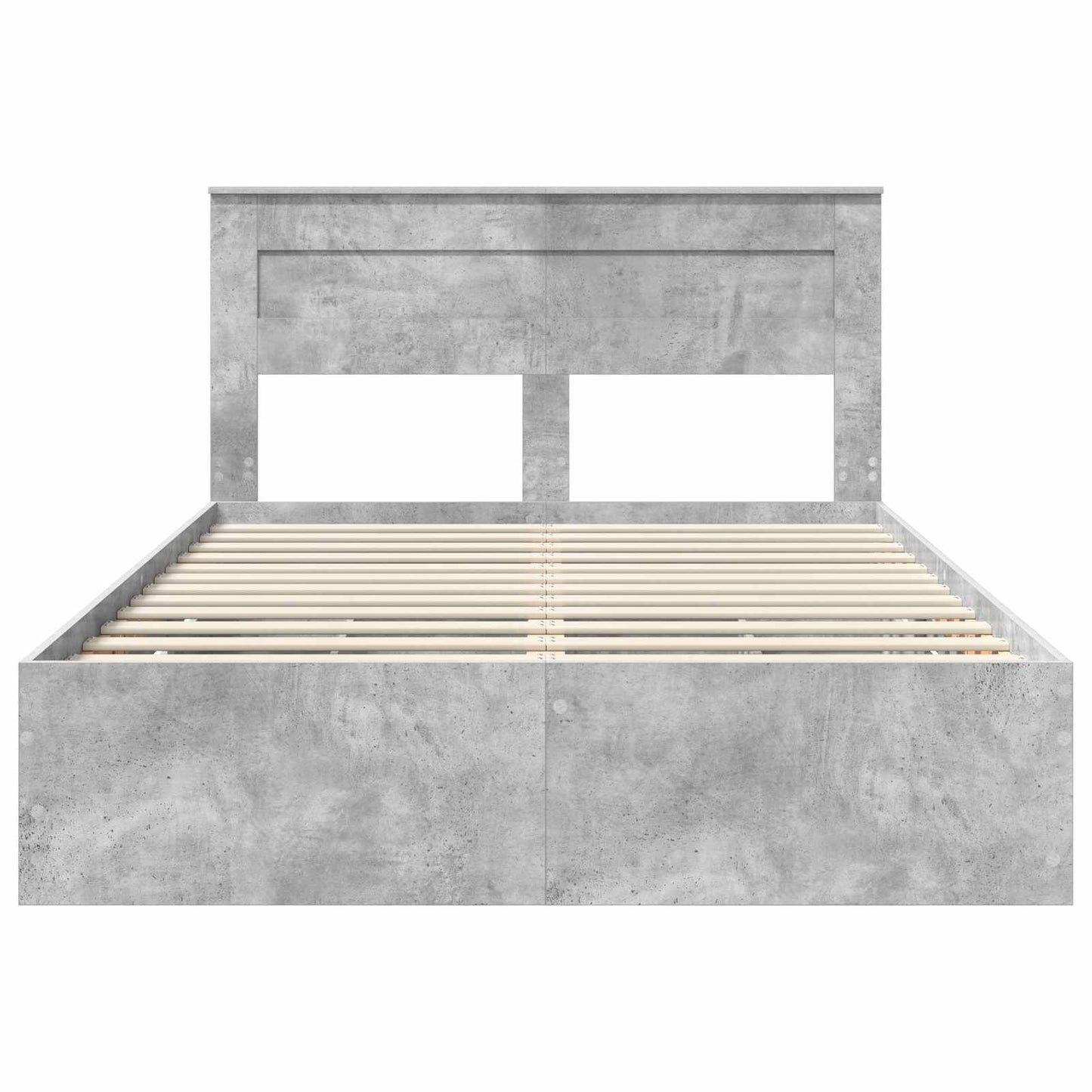 Bedframe met lade Beton Grijs 140 x 190 cm Ingenieurshout is nu te koop bij PeponiXL, paradijselijk wonen!