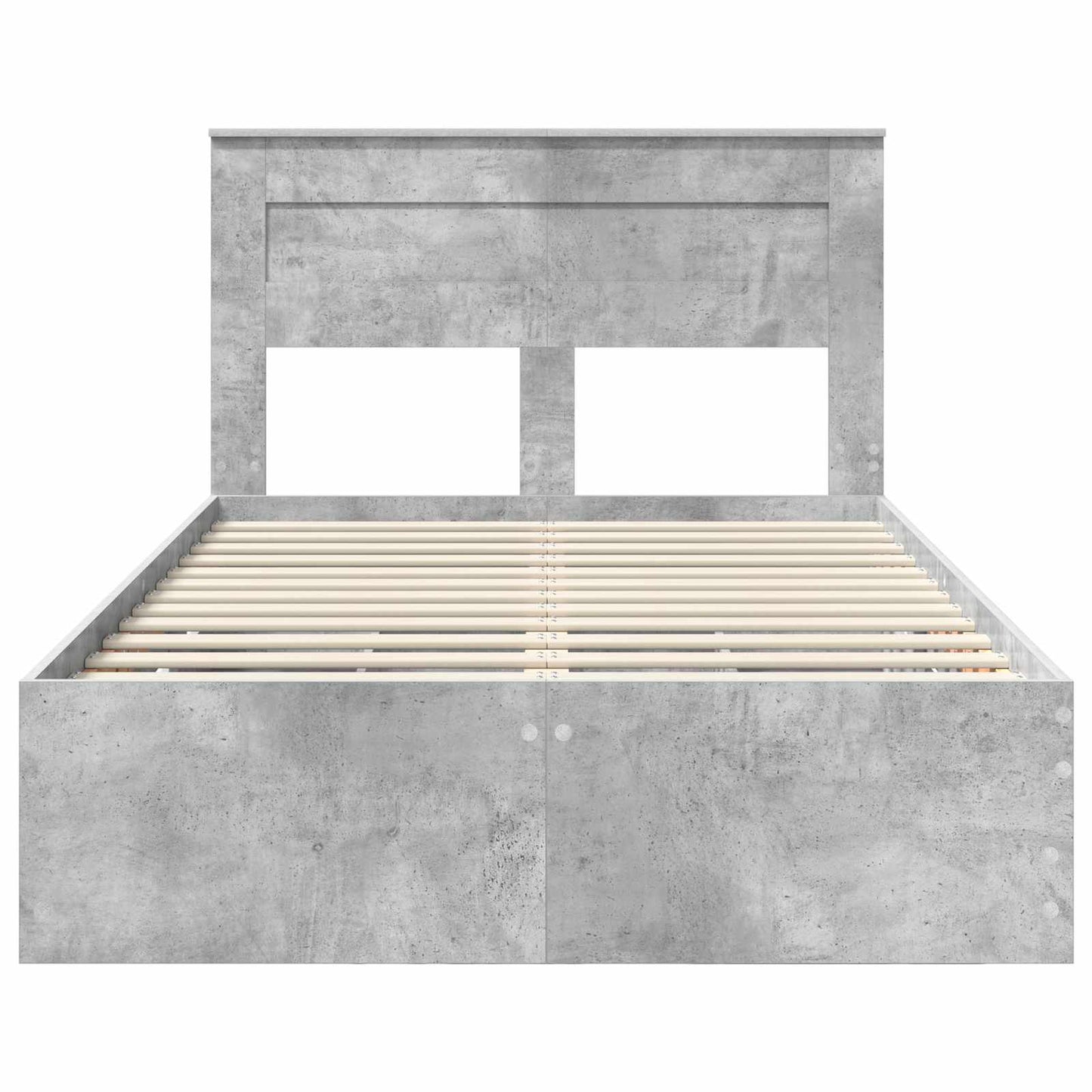 Bedframe met lade Beton Grijs 135 x 190 cm Ingenieurshout is nu te koop bij PeponiXL, paradijselijk wonen!