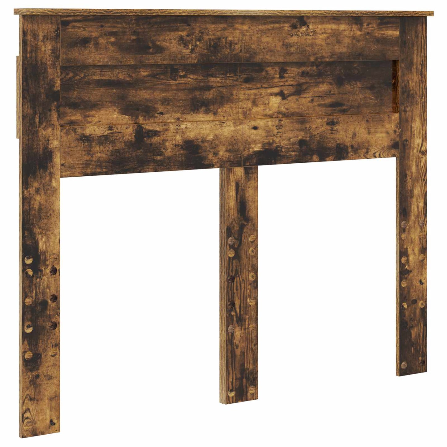 Opslag bed met lade Gerookt eiken 135 x 190 cm Bewerkt hout is nu te koop bij PeponiXL, paradijselijk wonen!