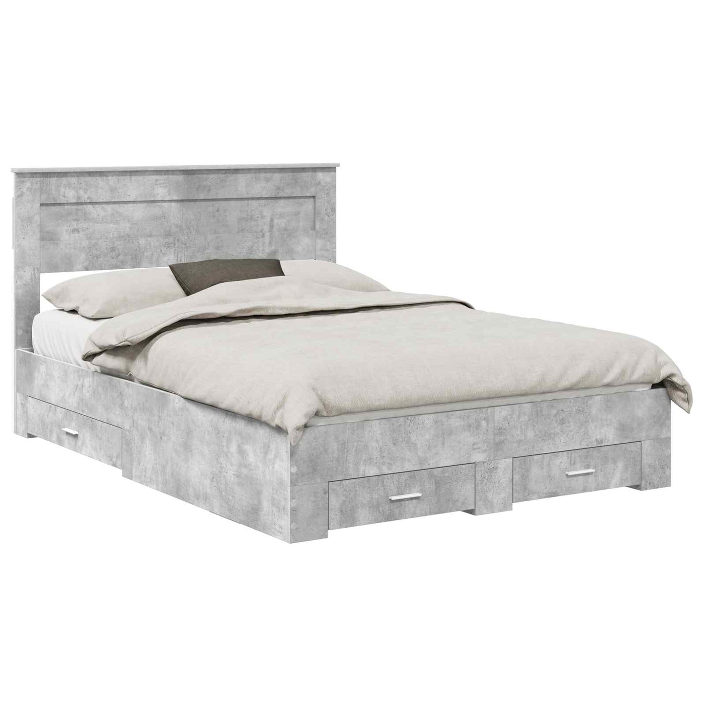 Bedframe met lade met hoofdeinde met opslag Bewerkt hout is nu te koop bij PeponiXL, paradijselijk wonen!