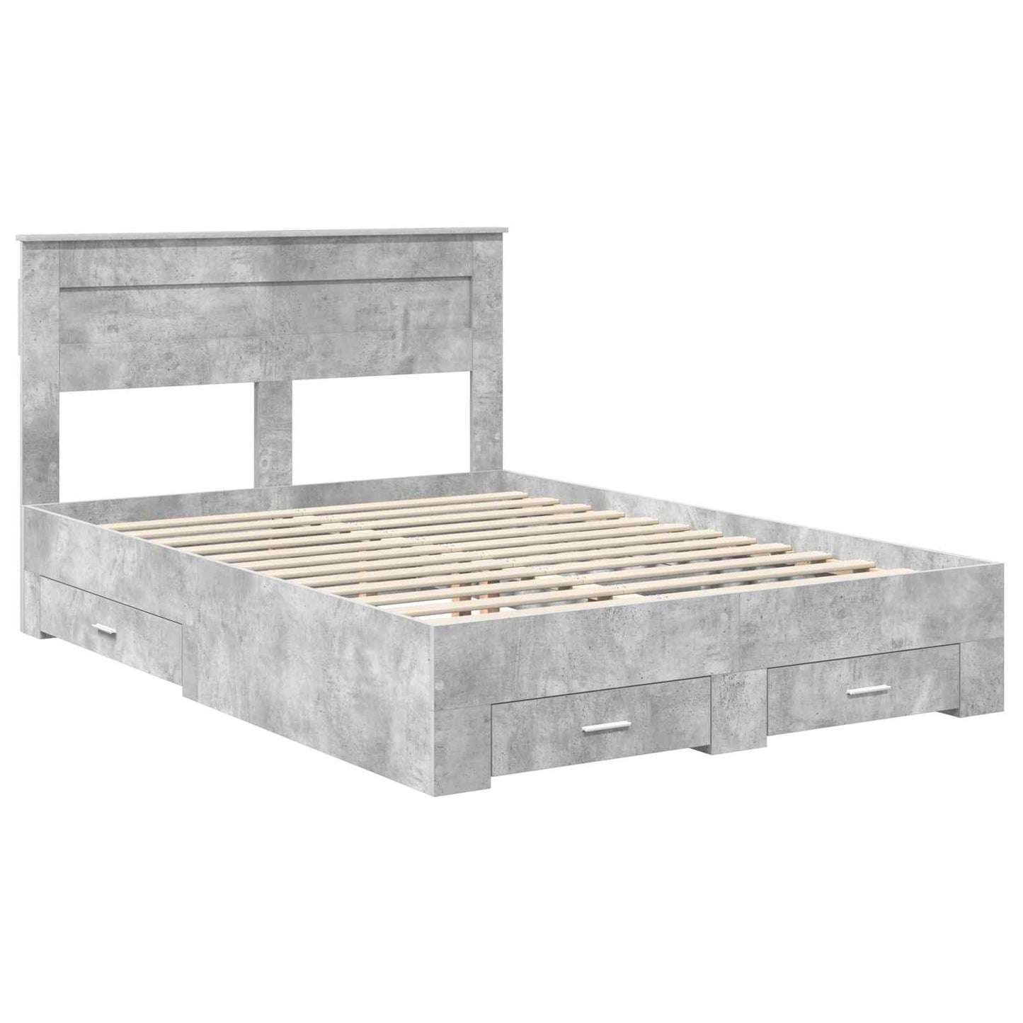 Bedframe met lade met hoofdeinde met opslag Bewerkt hout is nu te koop bij PeponiXL, paradijselijk wonen!