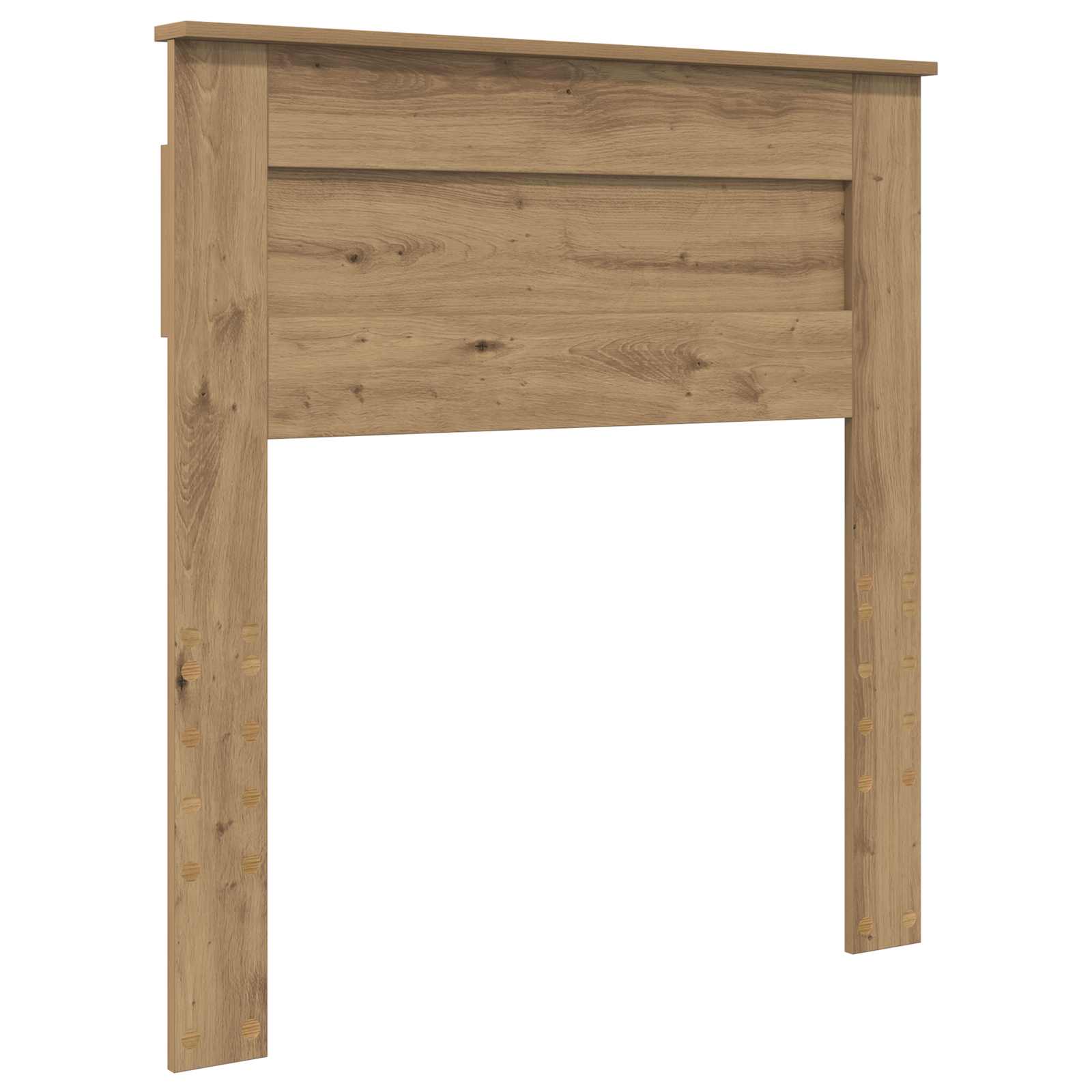 Bedframe met hoofdeinde Artisan Eiken 100 x 200 cm Bewerkt hout is nu te koop bij PeponiXL, paradijselijk wonen!