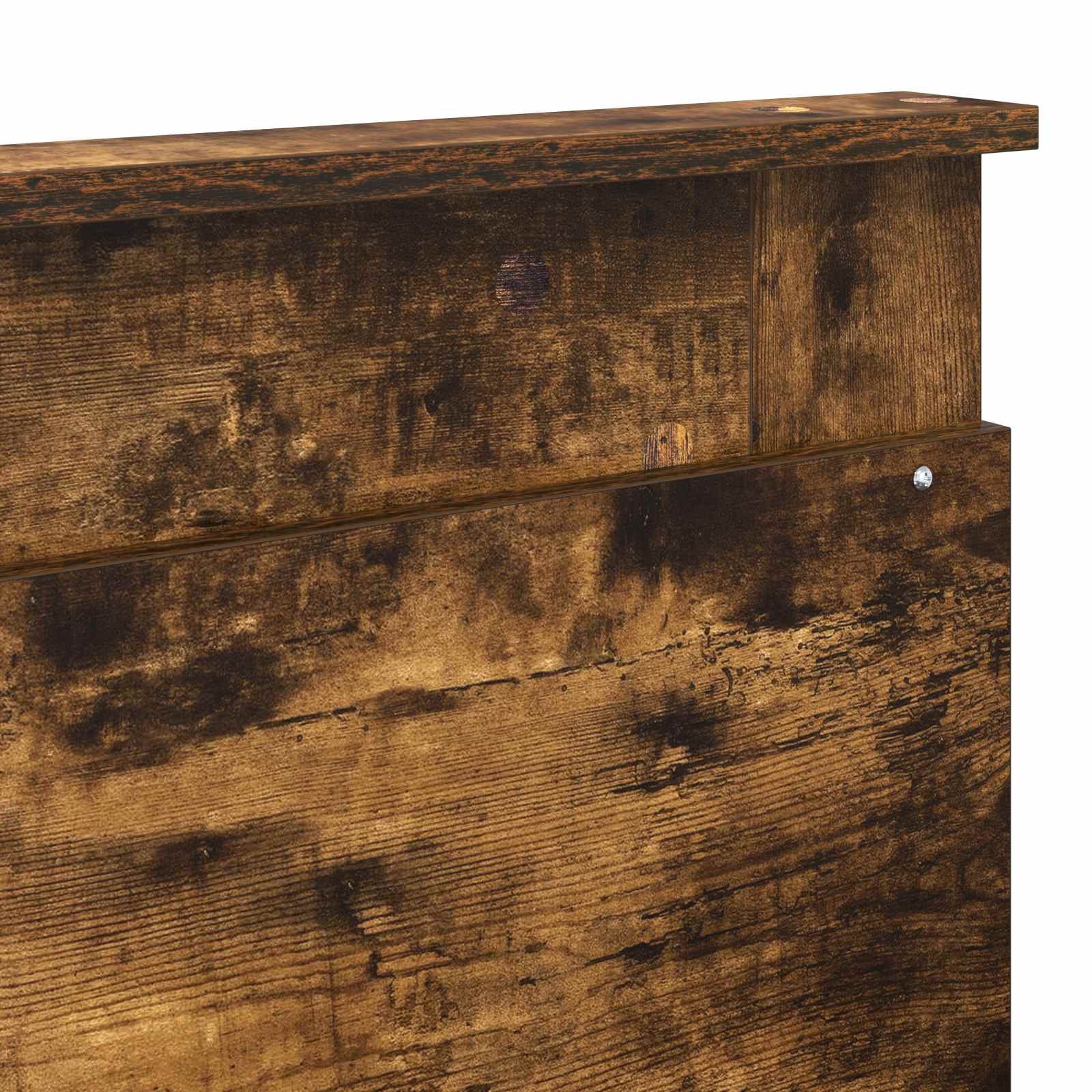 Bedframe Gerookt eiken 200 x 200 cm Massief grenenhout is nu te koop bij PeponiXL, paradijselijk wonen!