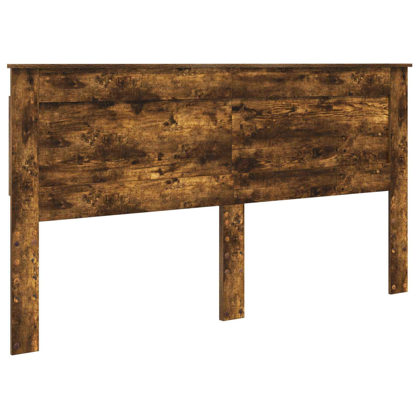 Bedframe Gerookt eiken 200 x 200 cm Massief grenenhout is nu te koop bij PeponiXL, paradijselijk wonen!
