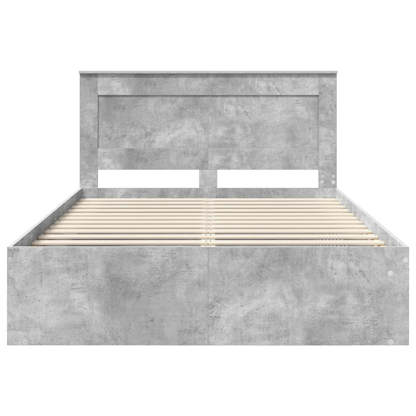 Bedframe Concerte Grijs 150 x 200 cm Massief grenenhout is nu te koop bij PeponiXL, paradijselijk wonen!