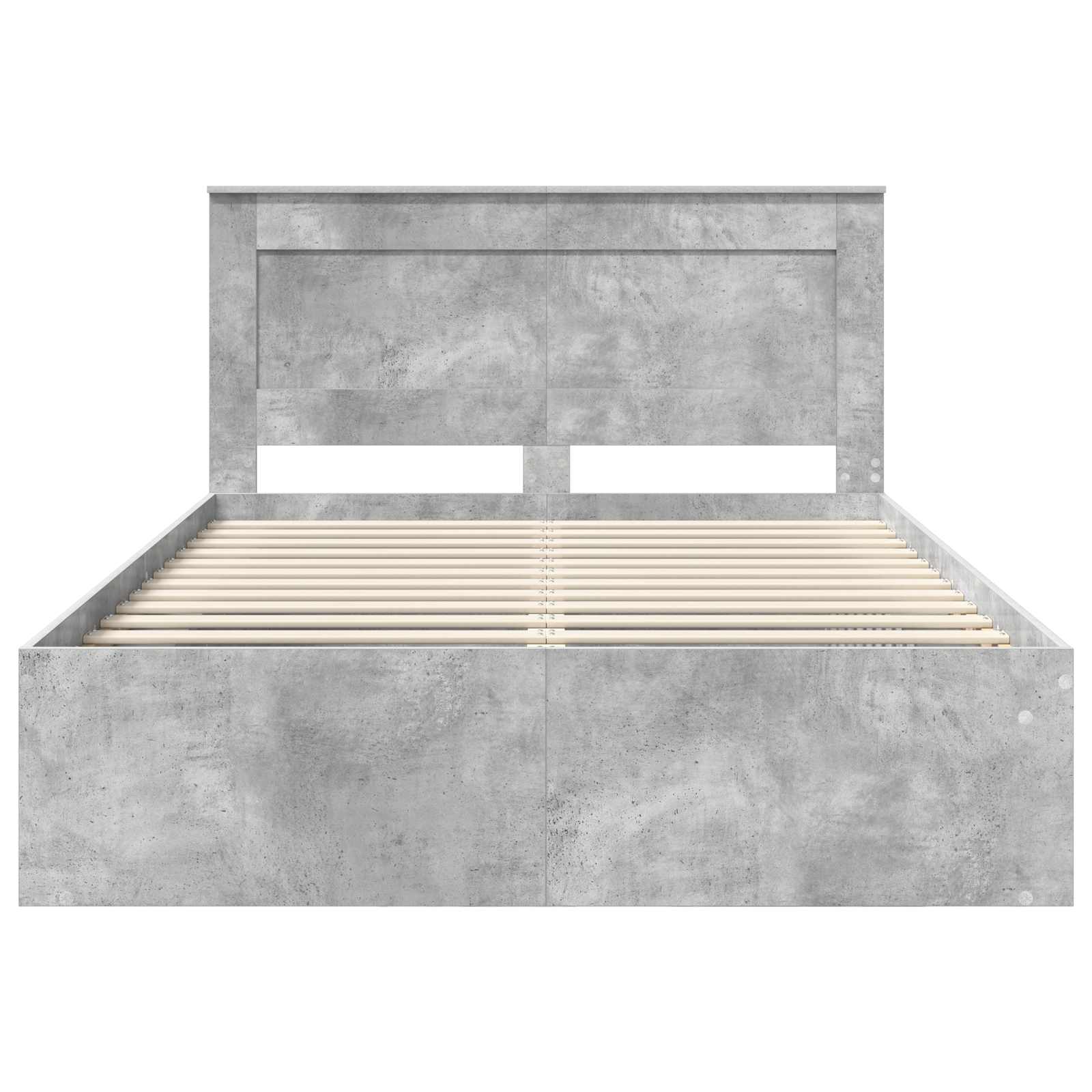 Bedframe Concerte Grijs 150 x 200 cm Massief grenenhout is nu te koop bij PeponiXL, paradijselijk wonen!