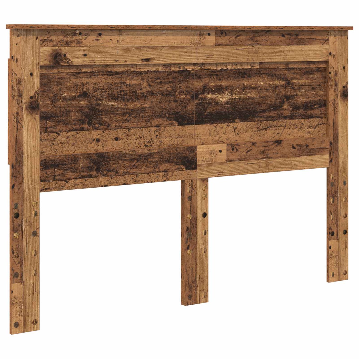 Bedframe met hoofdeinde Oudhout 150 x 200 cm Massief grenenhout is nu te koop bij PeponiXL, paradijselijk wonen!