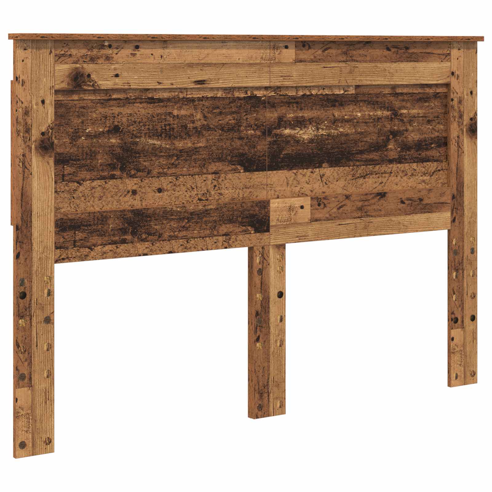 Bedframe met hoofdeinde Oudhout 150 x 200 cm Massief grenenhout is nu te koop bij PeponiXL, paradijselijk wonen!