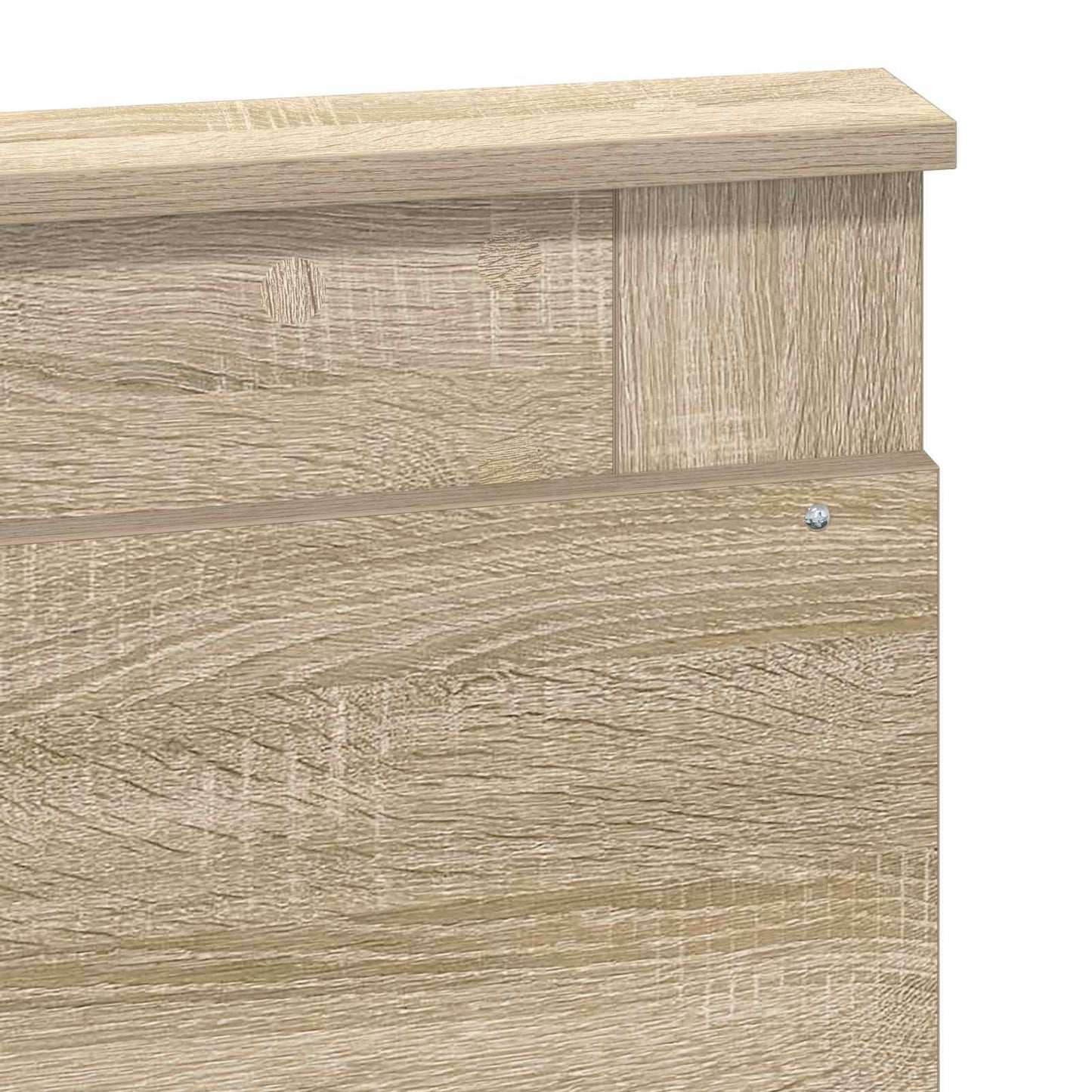 Bedframe met hoofdeinde Sonoma 140 x 190 cm Massief grenenhout is nu te koop bij PeponiXL, paradijselijk wonen!