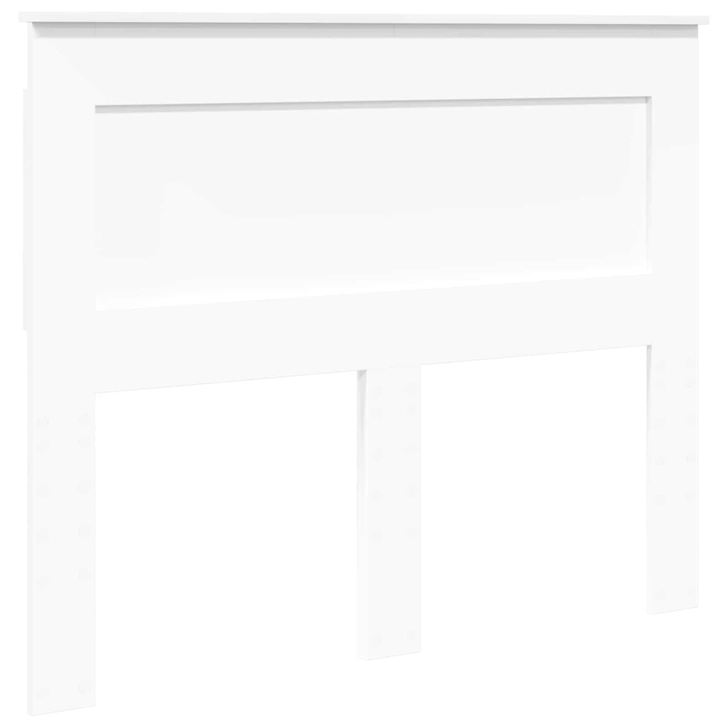 Bedframe met hoofdeinde Wit 120 x 200 cm Massief grenenhout is nu te koop bij PeponiXL, paradijselijk wonen!