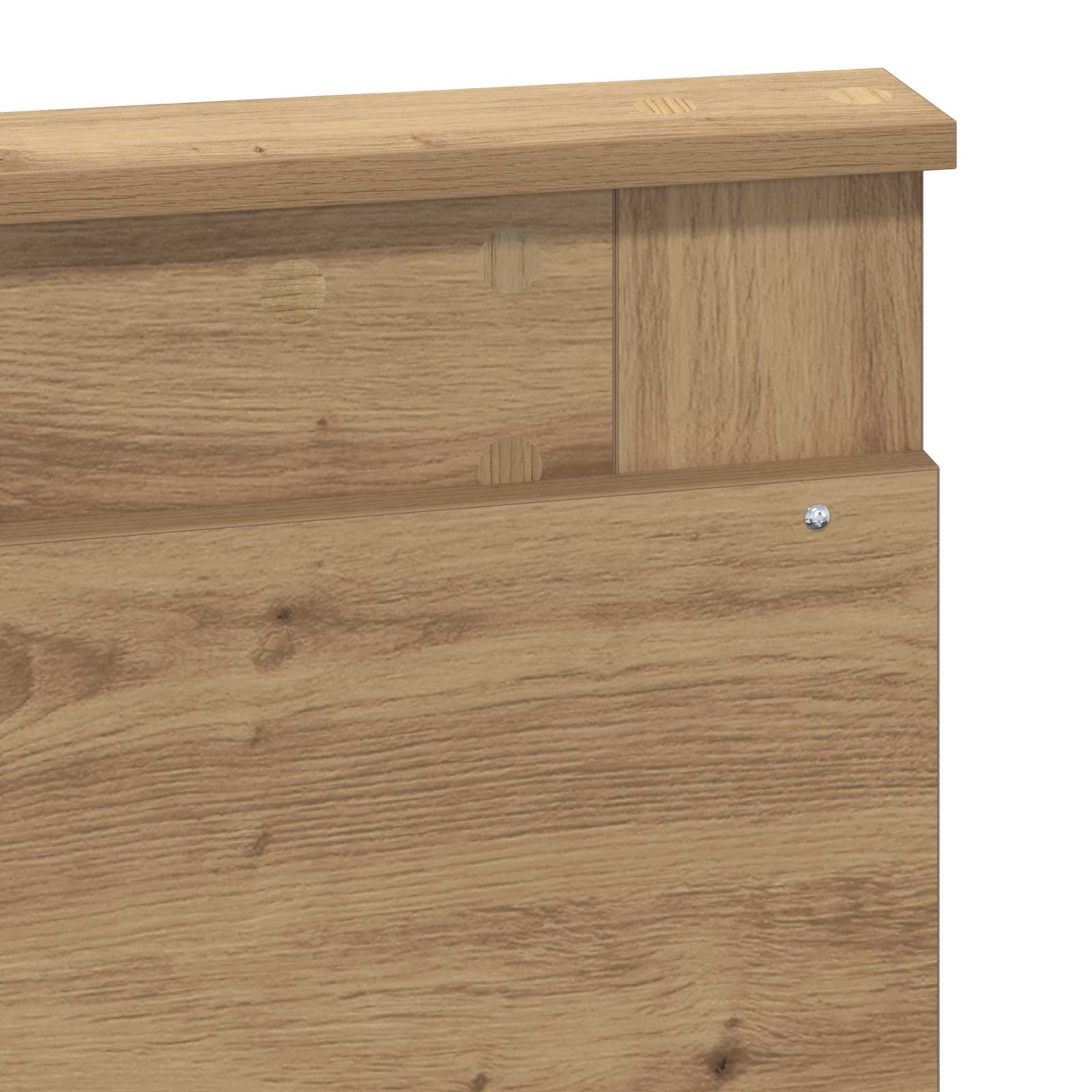 Bedframe Ambachtelijk eiken 120 x 200 cm Massief grenenhout is nu te koop bij PeponiXL, paradijselijk wonen!