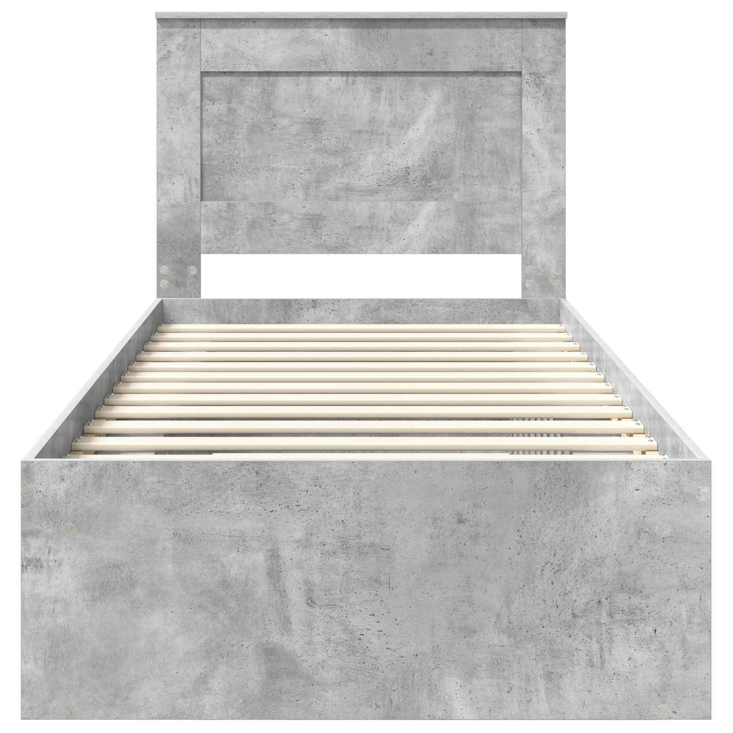 Bedframe Concerte Grijs 100 x 200 cm Massief grenenhout is nu te koop bij PeponiXL, paradijselijk wonen!
