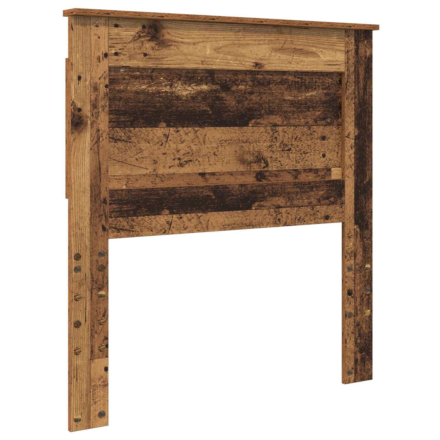 Bedframe met hoofdeinde Oudhout 90 x 190 cm Massief grenenhout is nu te koop bij PeponiXL, paradijselijk wonen!