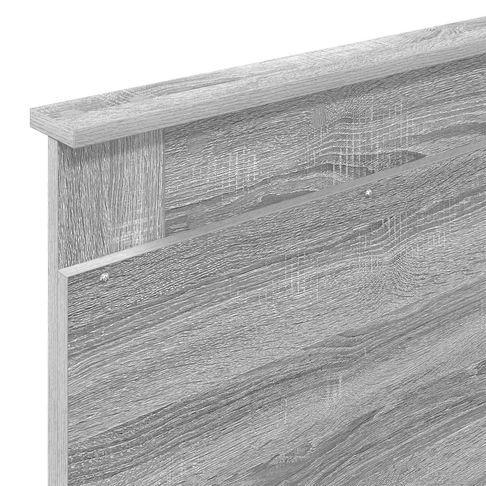 Bedframe met lade Grijs Sonoma 90 x 200 cm Massief grenenhout is nu te koop bij PeponiXL, paradijselijk wonen!
