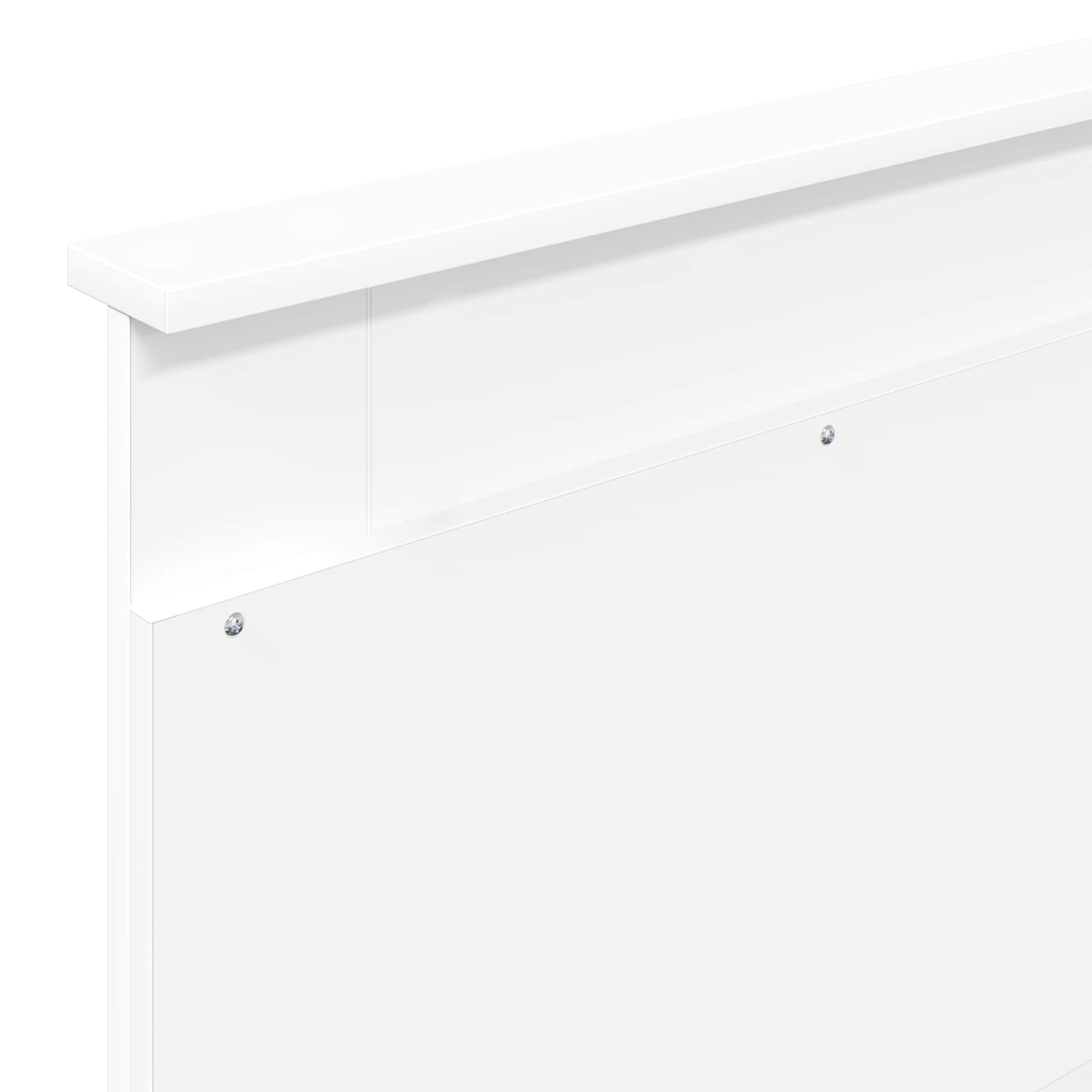 Bedframe met hoofdeinde Wit 75 x 190 cm Massief grenenhout is nu te koop bij PeponiXL, paradijselijk wonen!