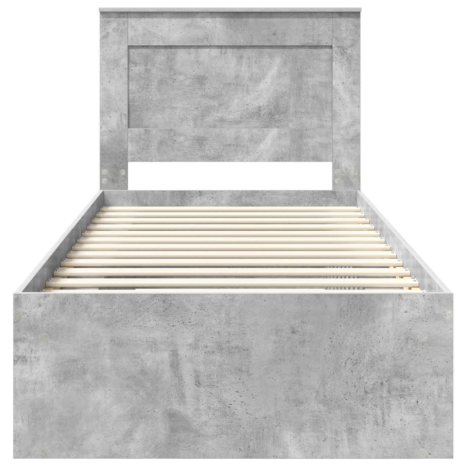Bedframe met lade Concerte Grijs 75 x 190 cm Massief grenenhout is nu te koop bij PeponiXL, paradijselijk wonen!