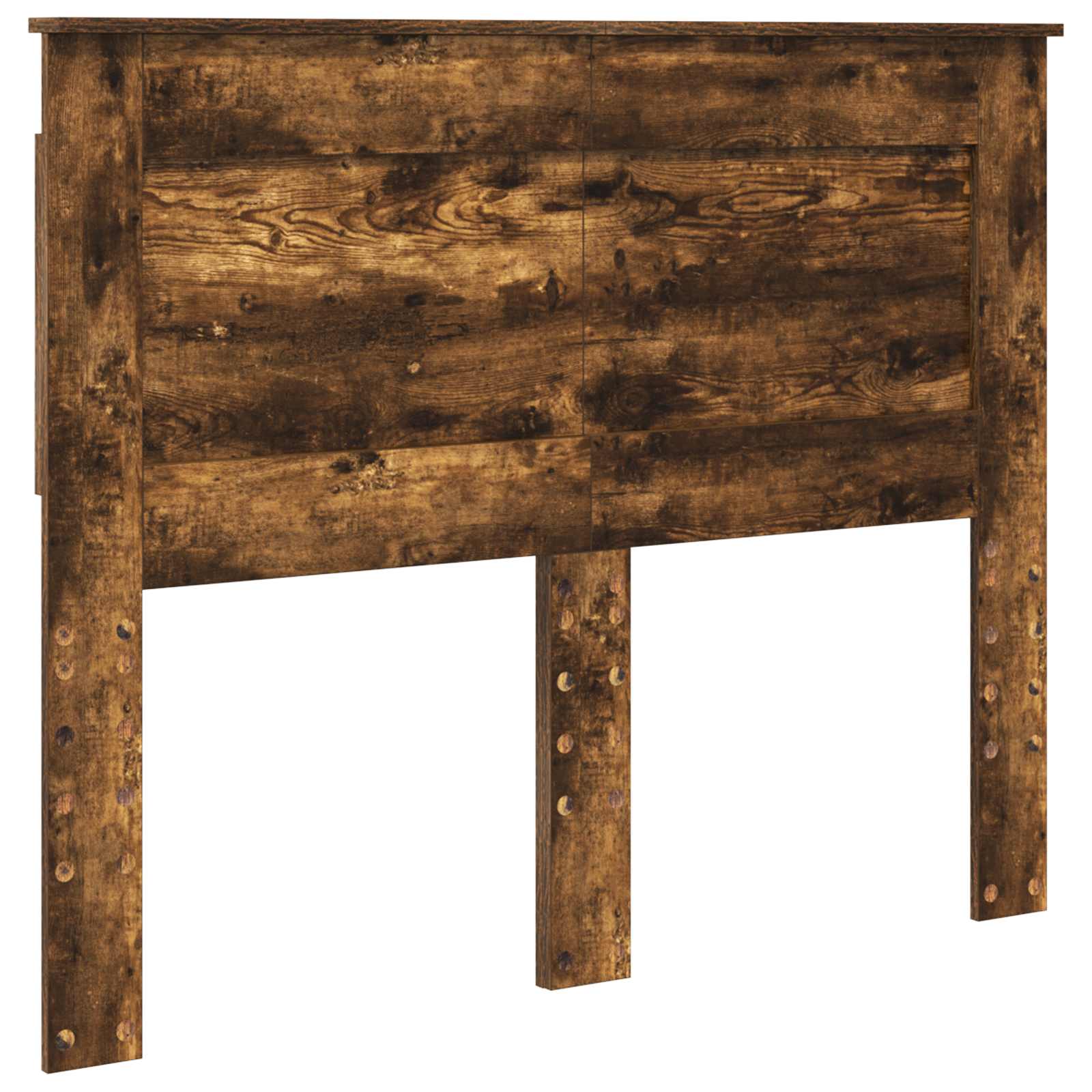 Opslag bed met lade Gerookt eiken 135 x 190 cm Bewerkt hout is nu te koop bij PeponiXL, paradijselijk wonen!