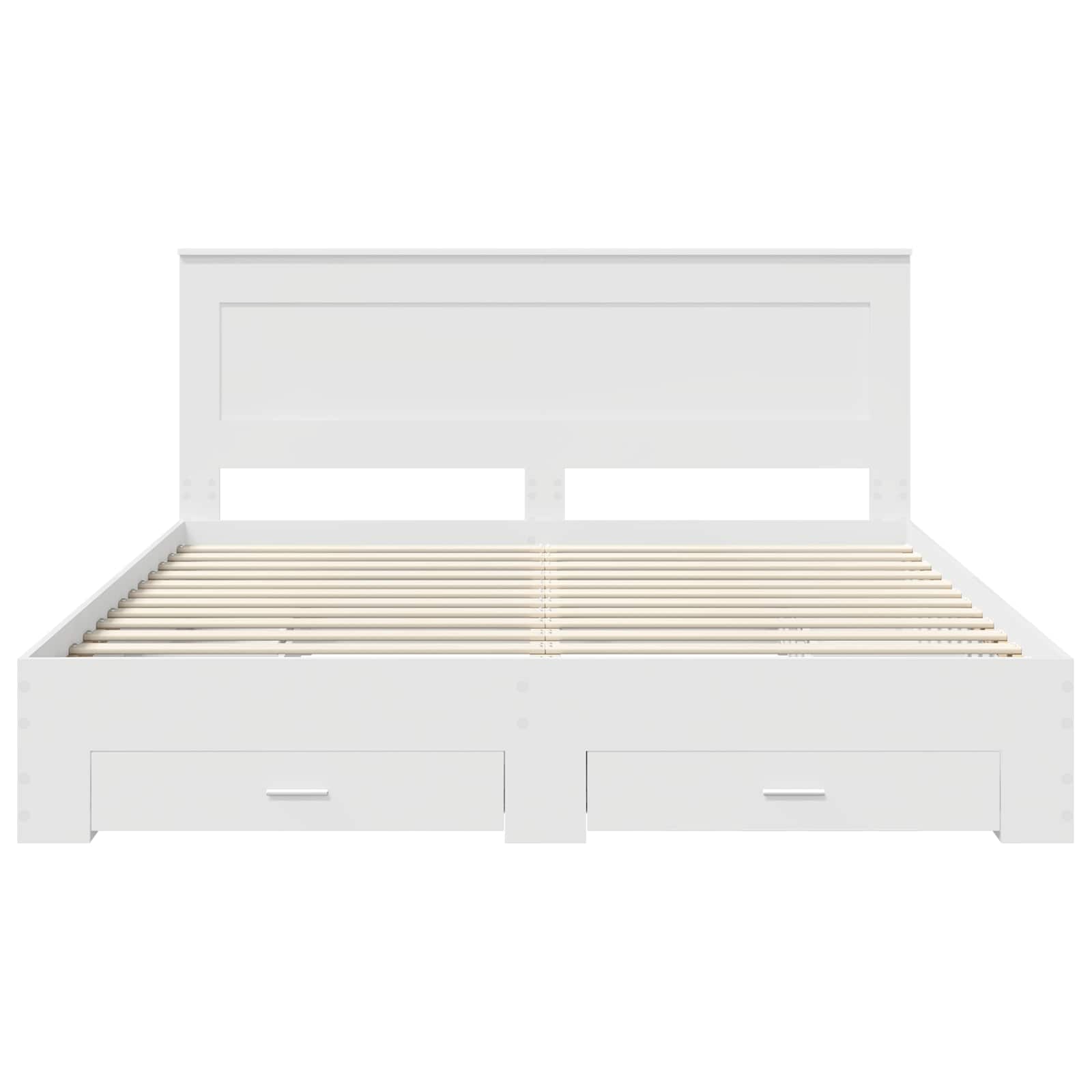 Bedframe met lade met hoofdeinde met opslag Bewerkt hout is nu te koop bij PeponiXL, paradijselijk wonen!