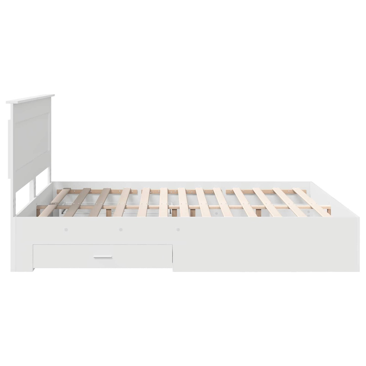 Bedframe met lade met hoofdeinde met opslag Bewerkt hout is nu te koop bij PeponiXL, paradijselijk wonen!