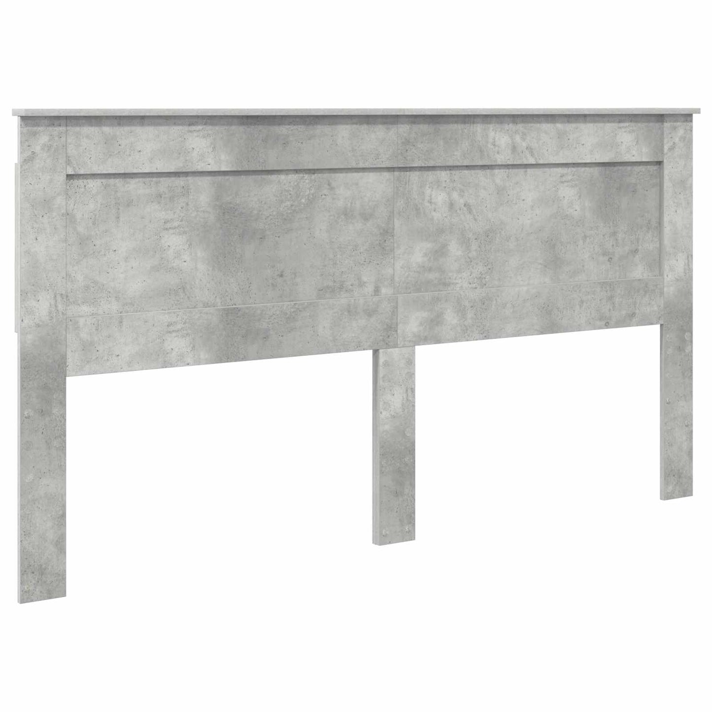 Bedframe met hoofdeinde Beton Grijs 180 x 200 cm Bewerkt hout is nu te koop bij PeponiXL, paradijselijk wonen!
