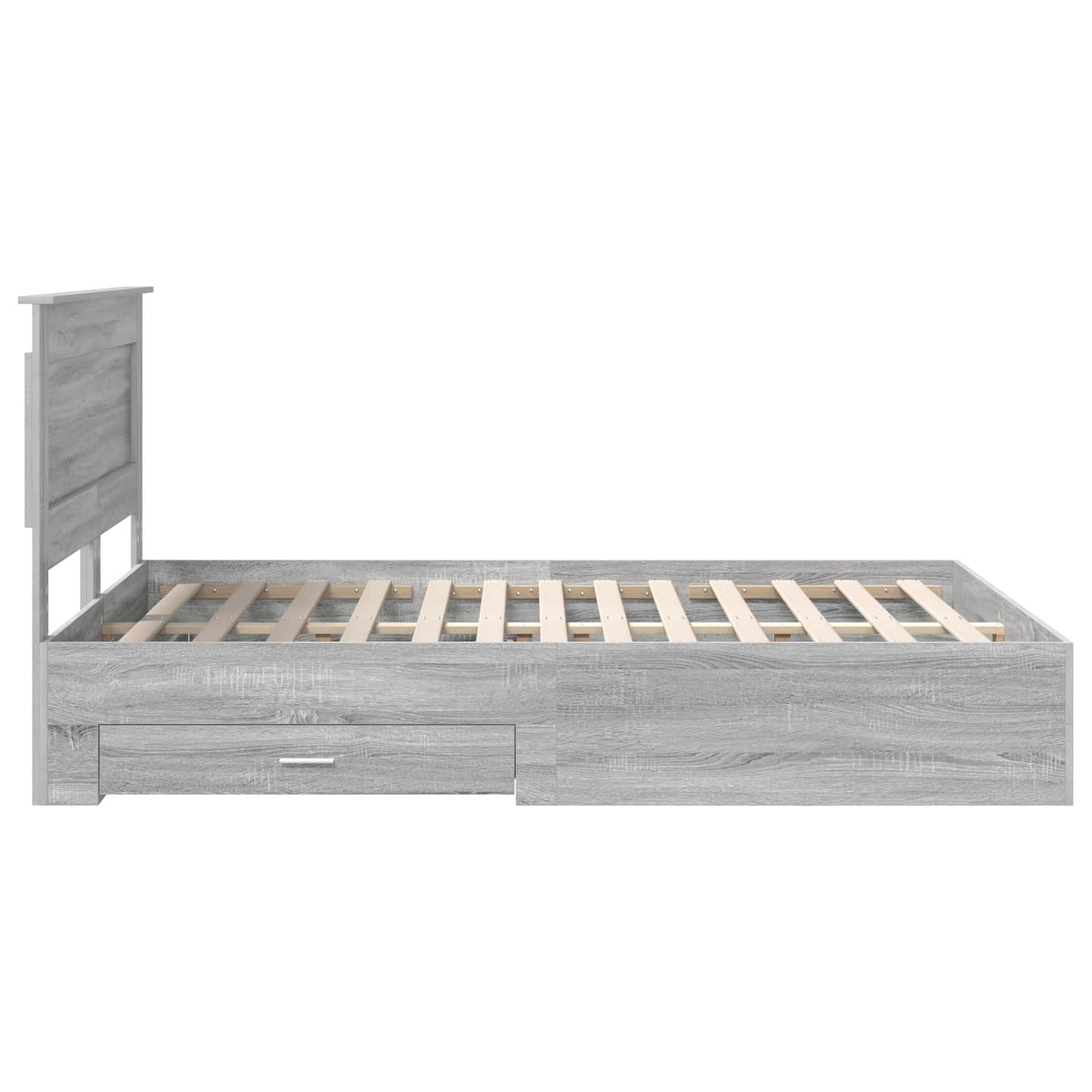 Bedframe met lade met hoofdeinde met opslag Bewerkt hout is nu te koop bij PeponiXL, paradijselijk wonen!
