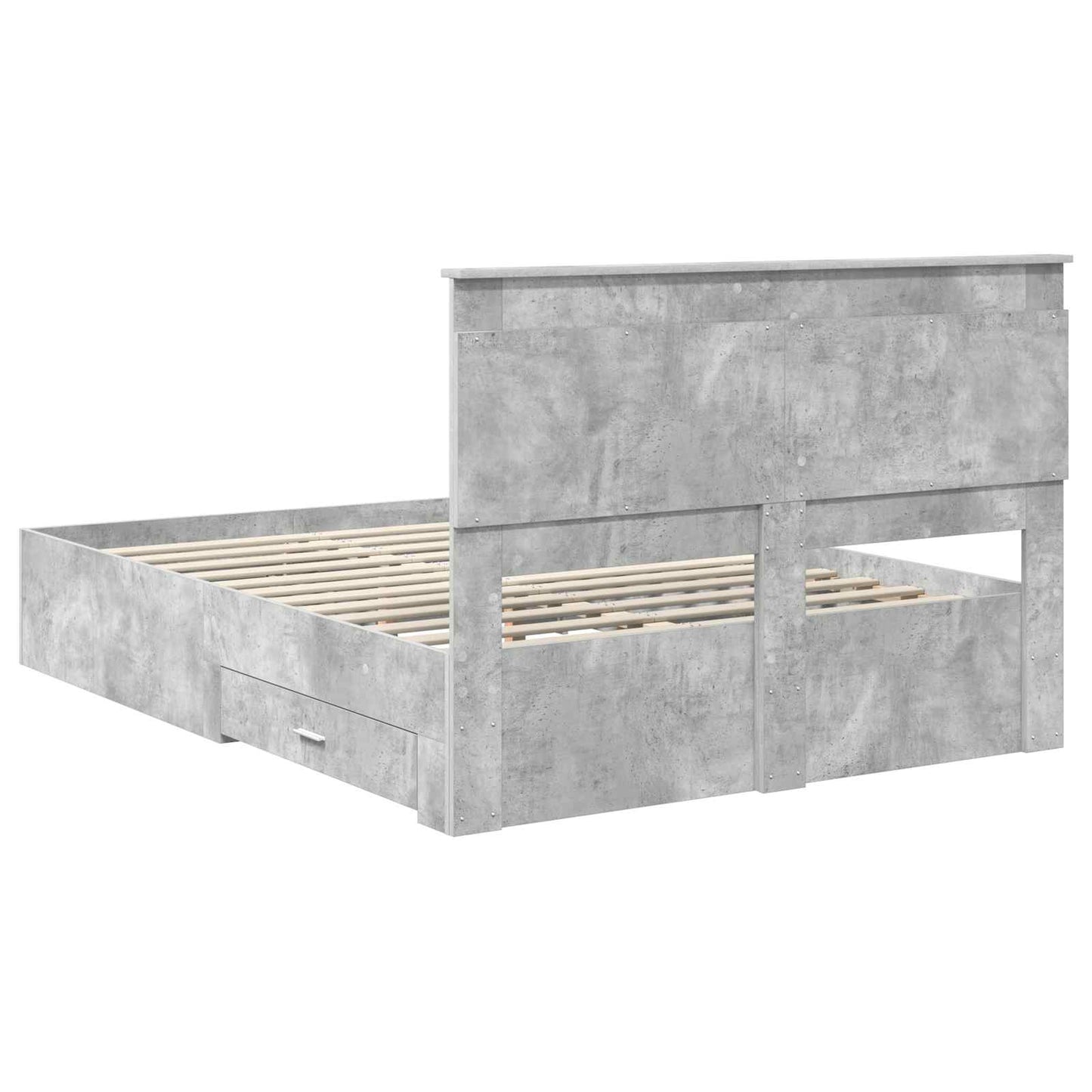 Bedframe met lade met hoofdeinde met opslag Bewerkt hout is nu te koop bij PeponiXL, paradijselijk wonen!