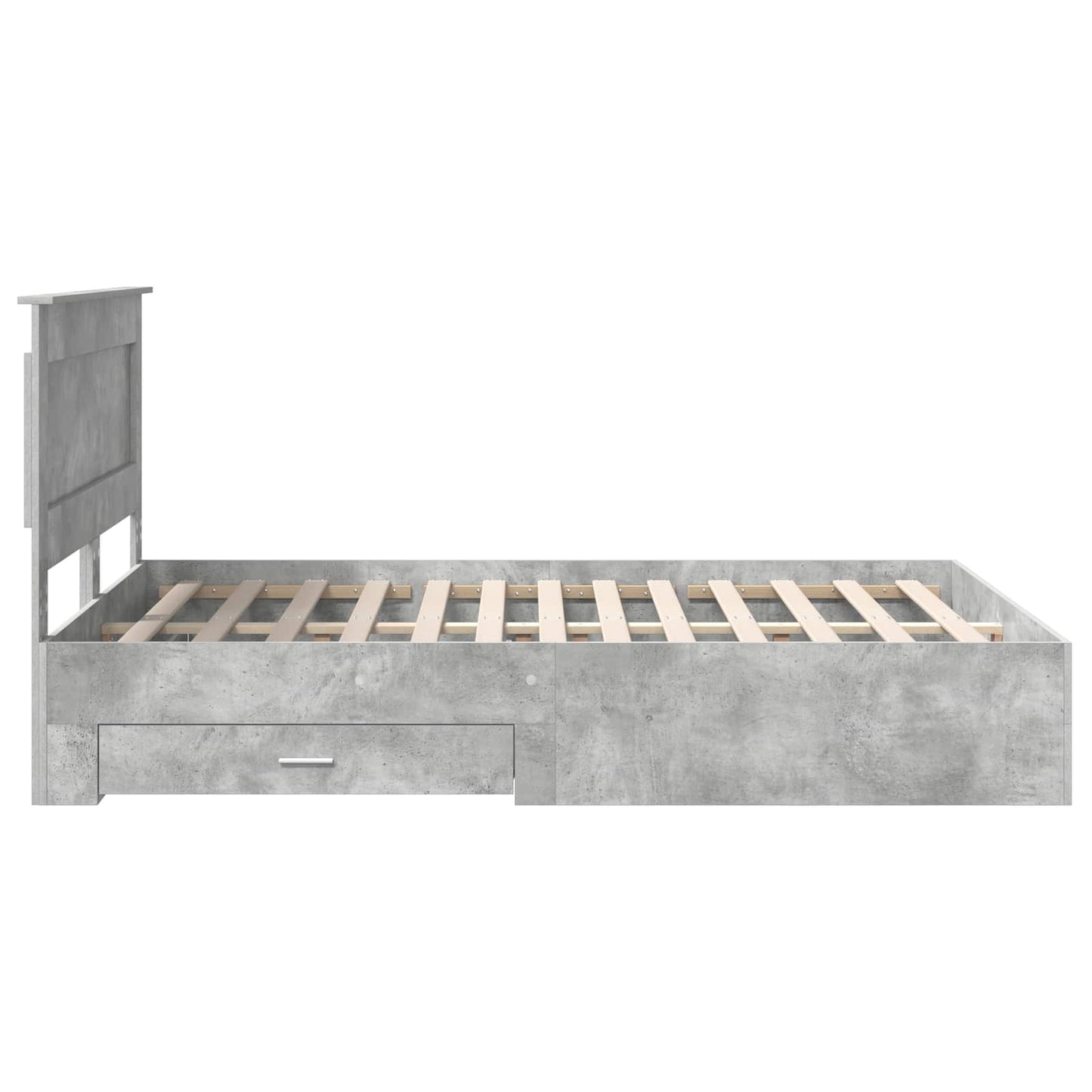 Bedframe met lade met hoofdeinde met opslag Bewerkt hout is nu te koop bij PeponiXL, paradijselijk wonen!