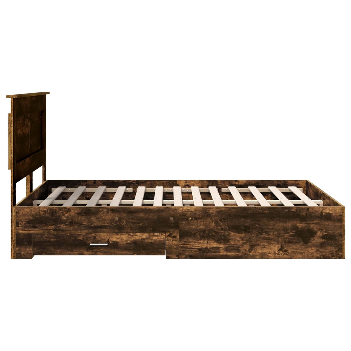 Bedframe met lade met hoofdeinde met opslag Bewerkt hout is nu te koop bij PeponiXL, paradijselijk wonen!
